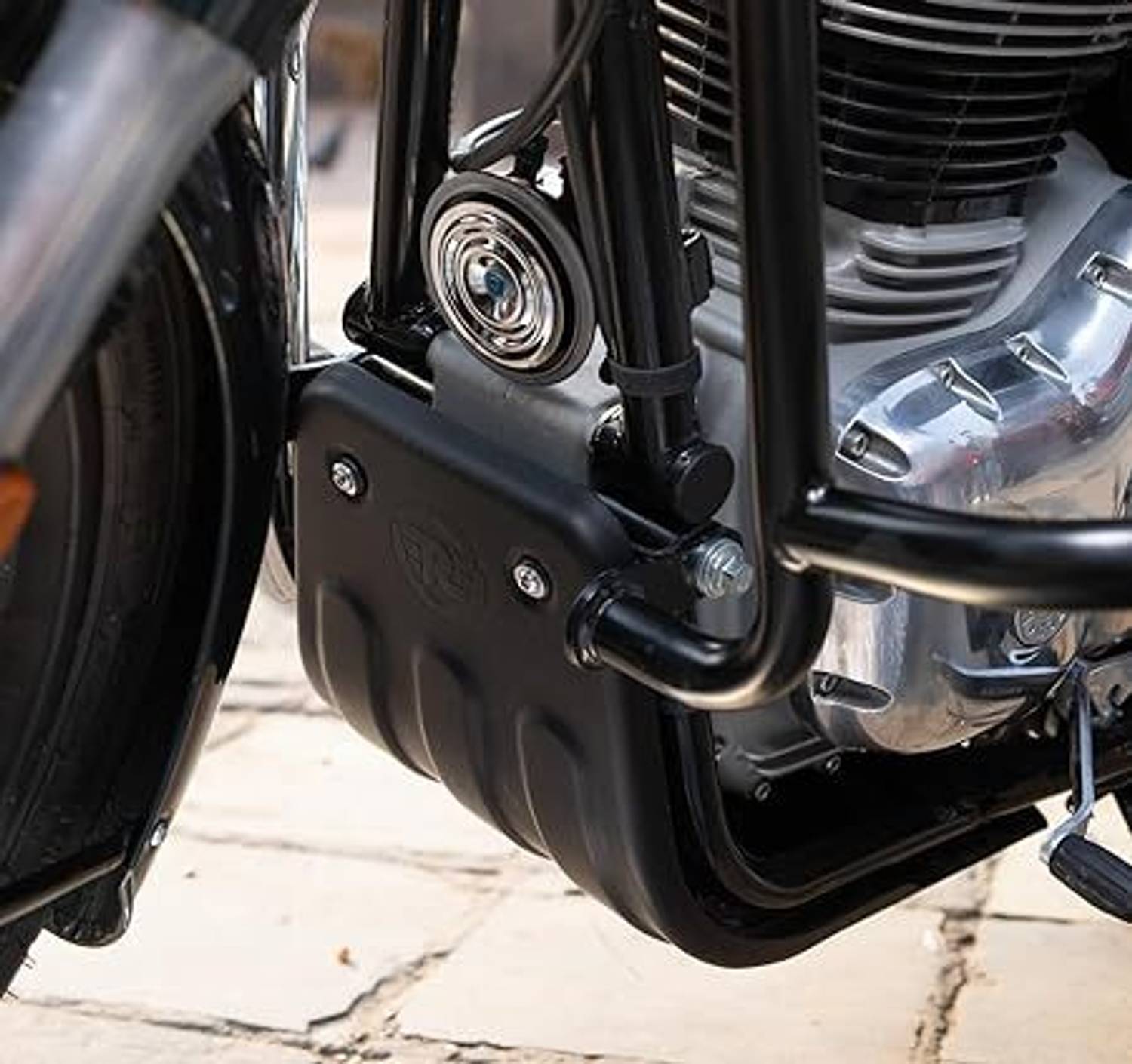 Seflipo Black Sump Guard for Classic Reborn & Meteor 350 - Image 4