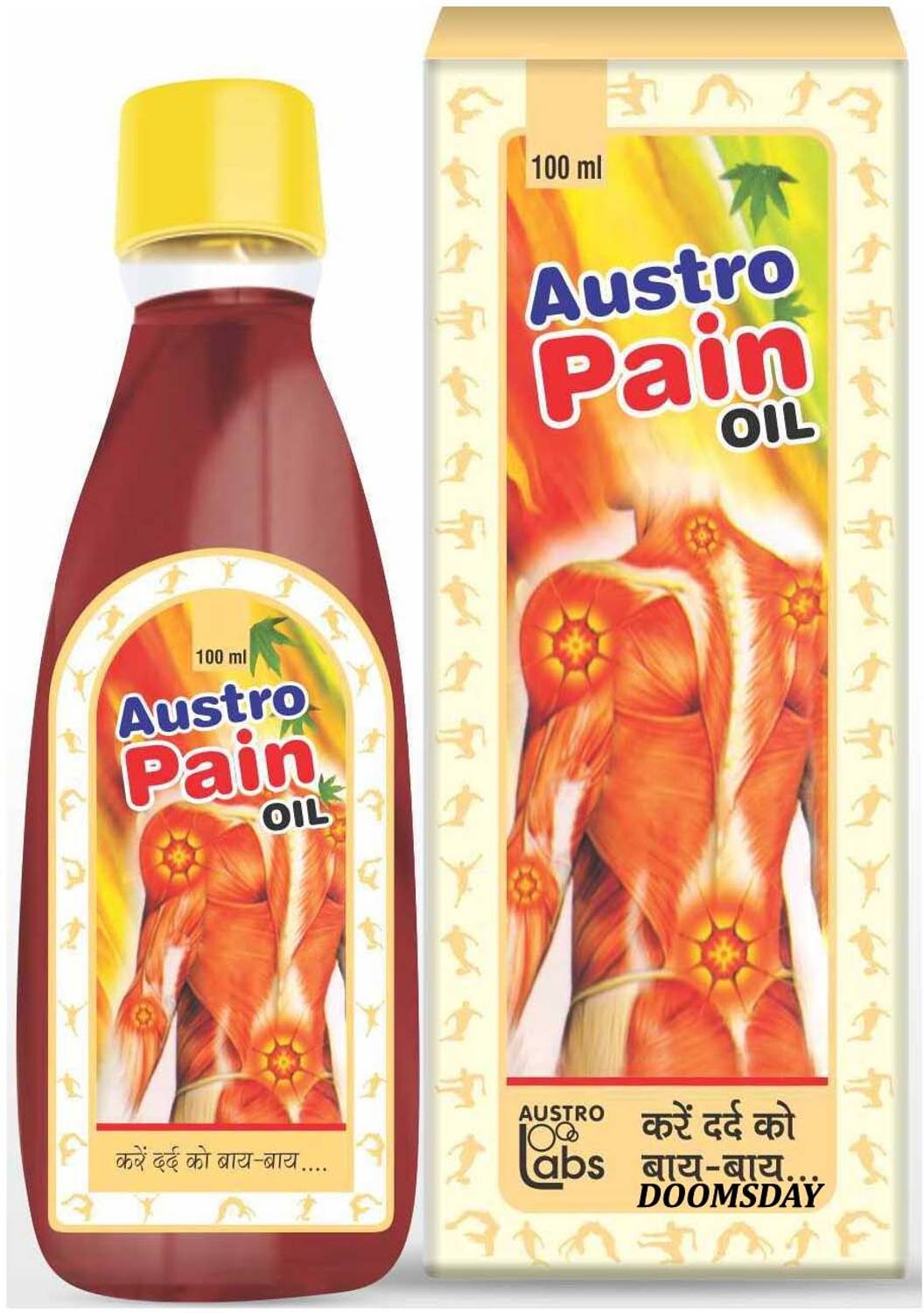 Doomsday Austro Pain Oil 100ml - Image 1