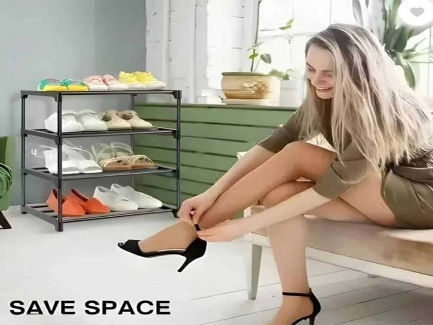 STEEZE Plastic Shoe Rack - Image 3