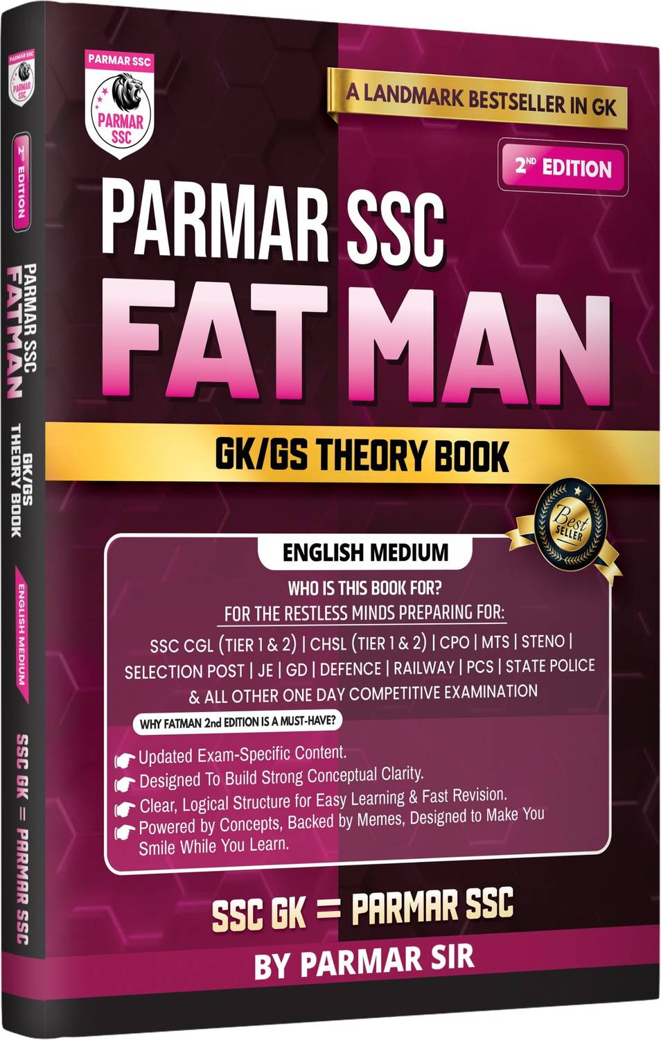 Invincible Publication Pvt Ltd PARMAR SSC Fatman GK/GS Theory Book