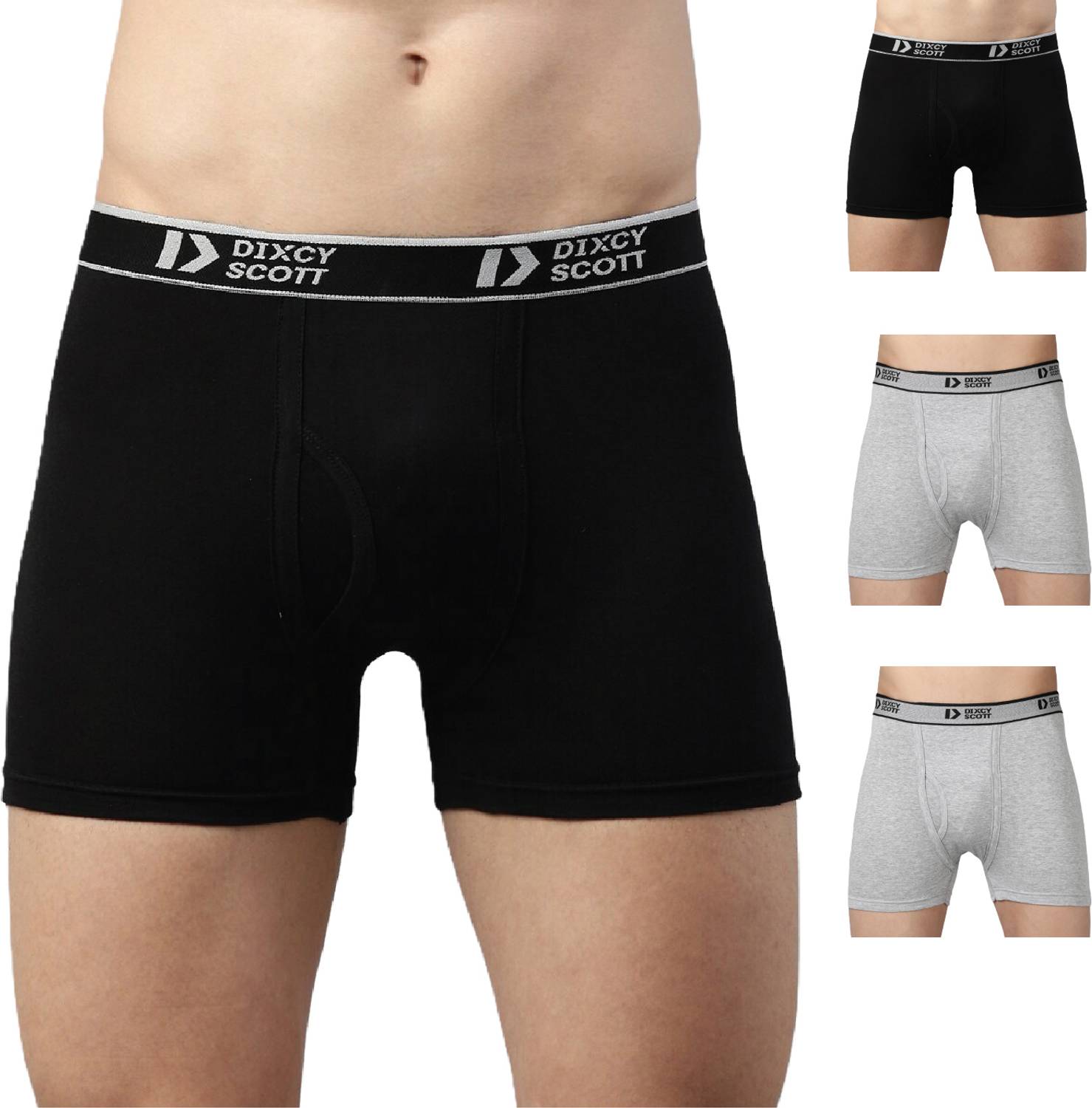 Dixcy Scott Originals Men Cross 100% Combed Cotton - Breathable | Fly