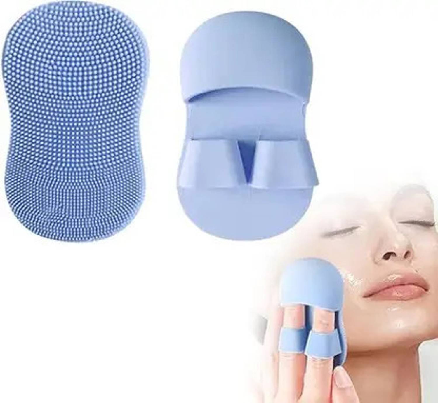 al zahar Soft Silicone Facial Cleansing Brush - Image 1