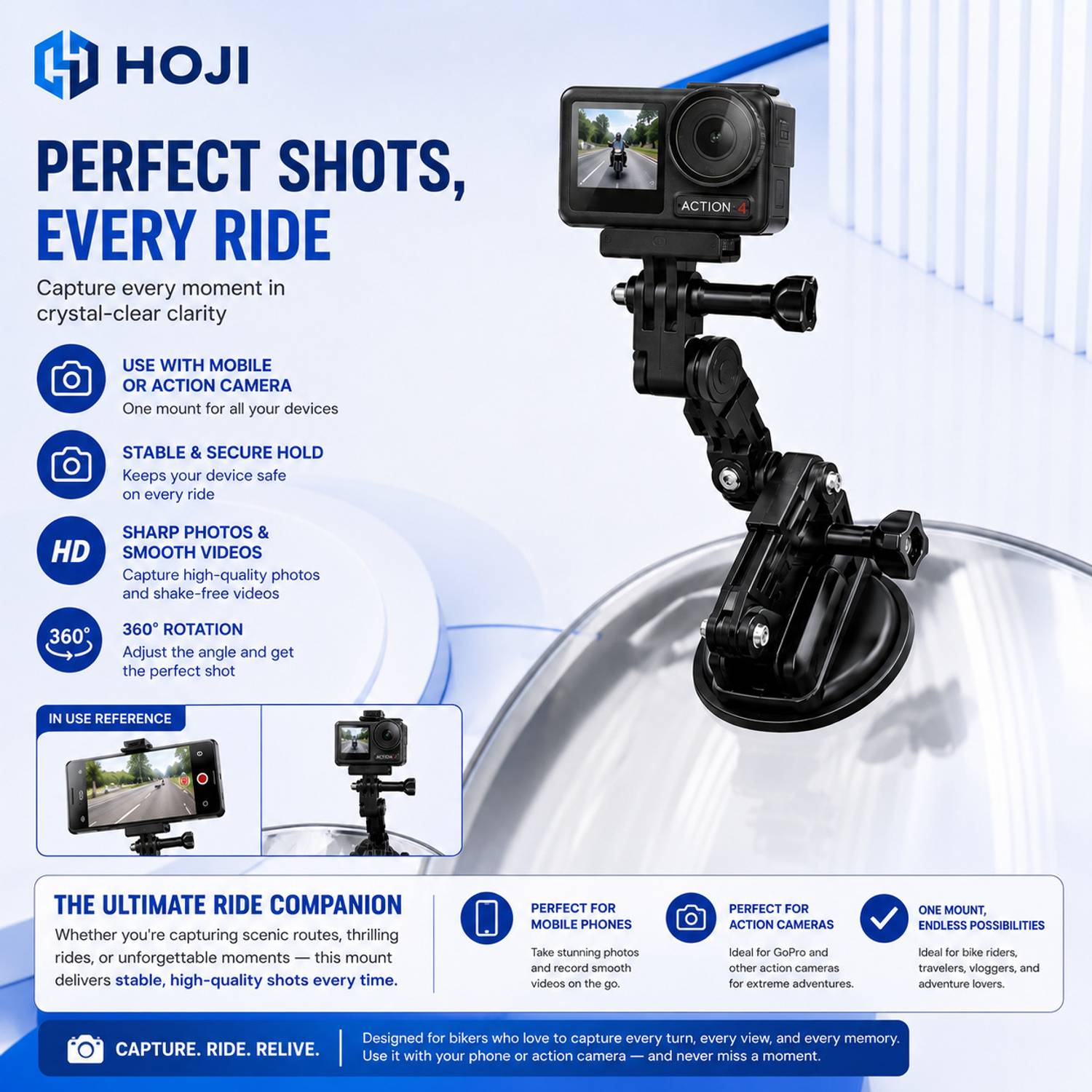 HOJI Flat Surface Camera Mount - Image 2