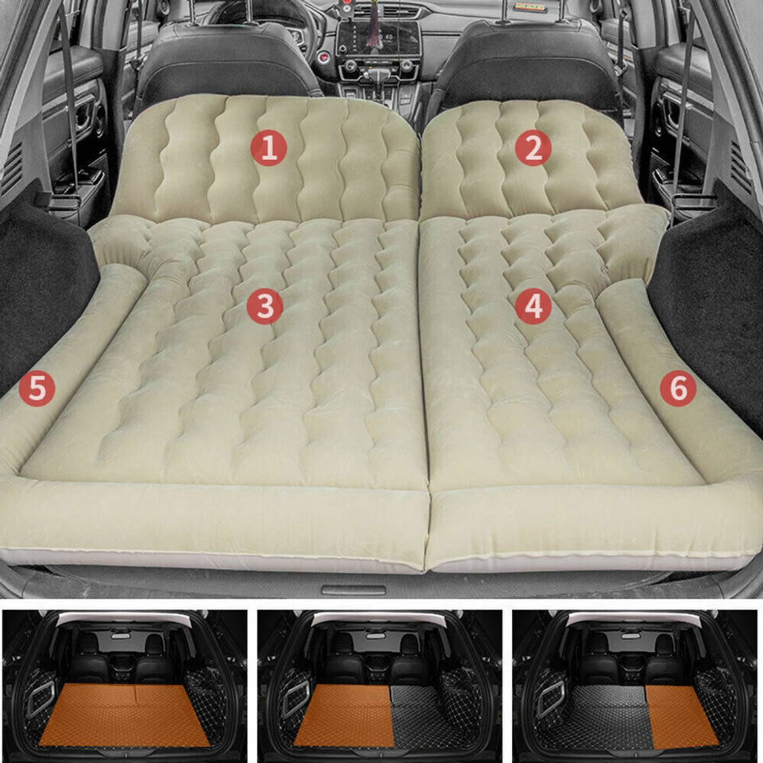 Shopsy Oshotto Multifunctional SUV Car Inflatable Bed - Image 5