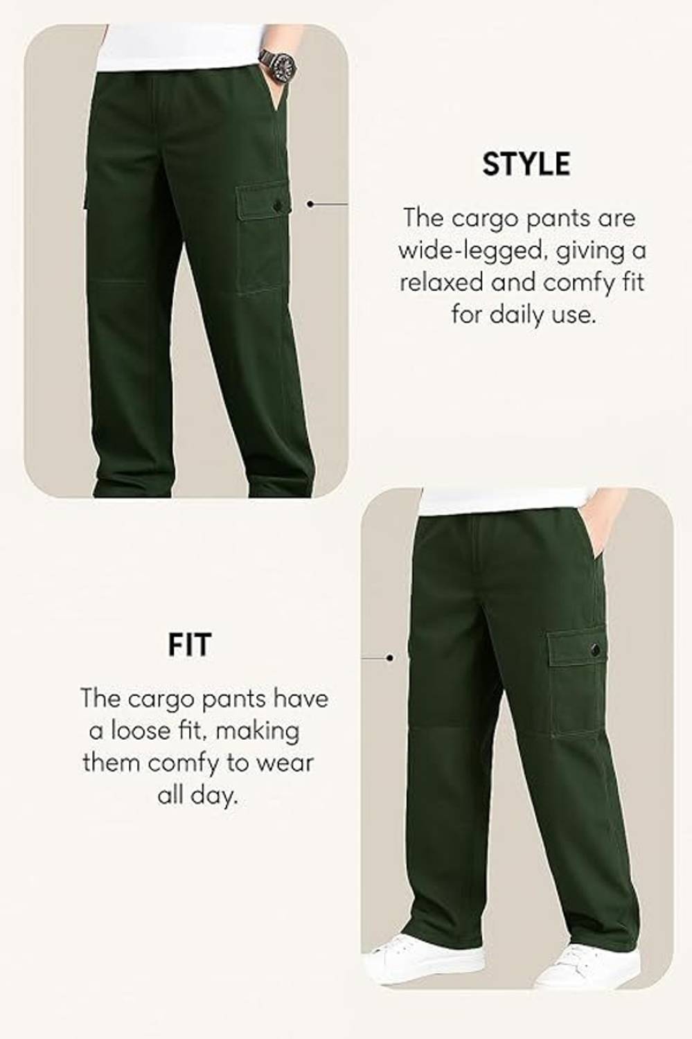 RUANA ELVIS Men Cargos - Image 3