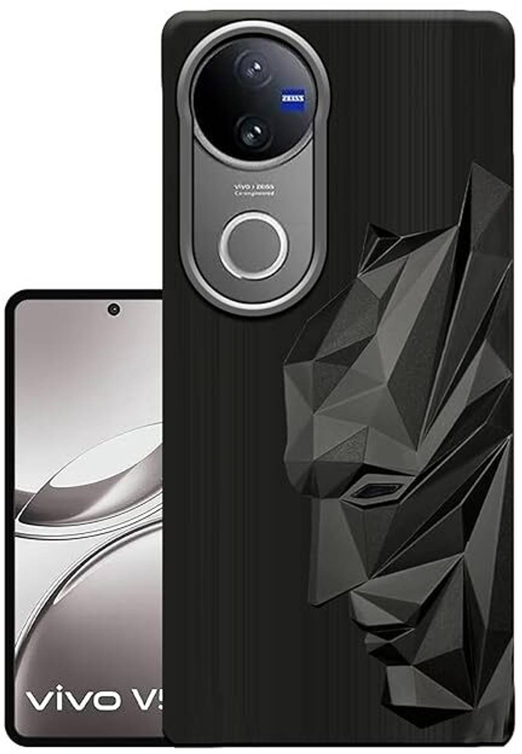 SAMRIN Vivo V50 5G Polycarbonate Back Cover - Image 1