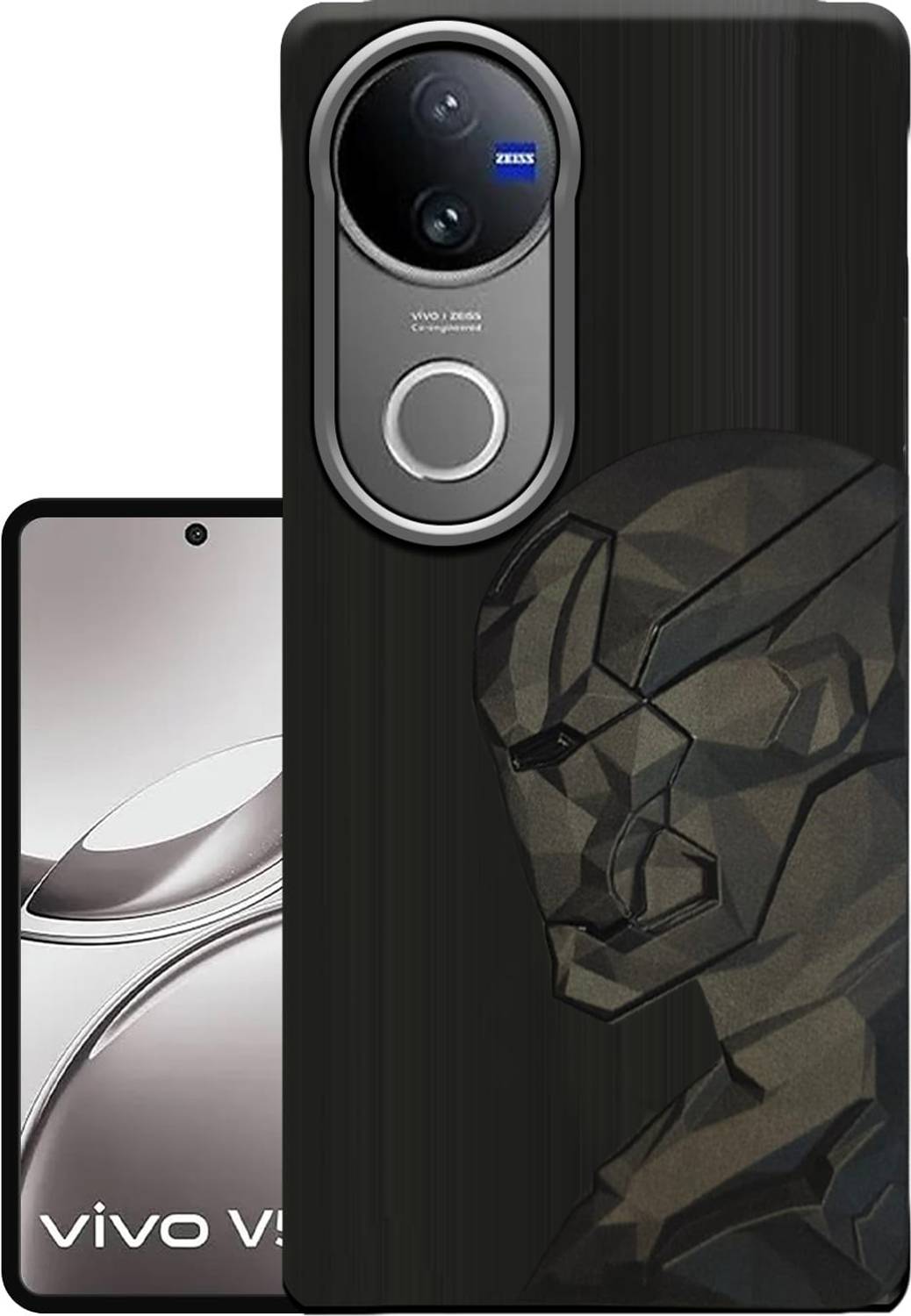 PrintCzar Vivo V50, V50e Rubber Back Cover - Image 1