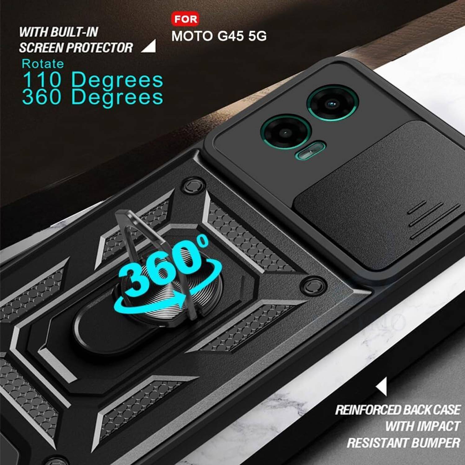 NewSelect Motorola Moto G34 5G Rubber Back Cover - Image 3