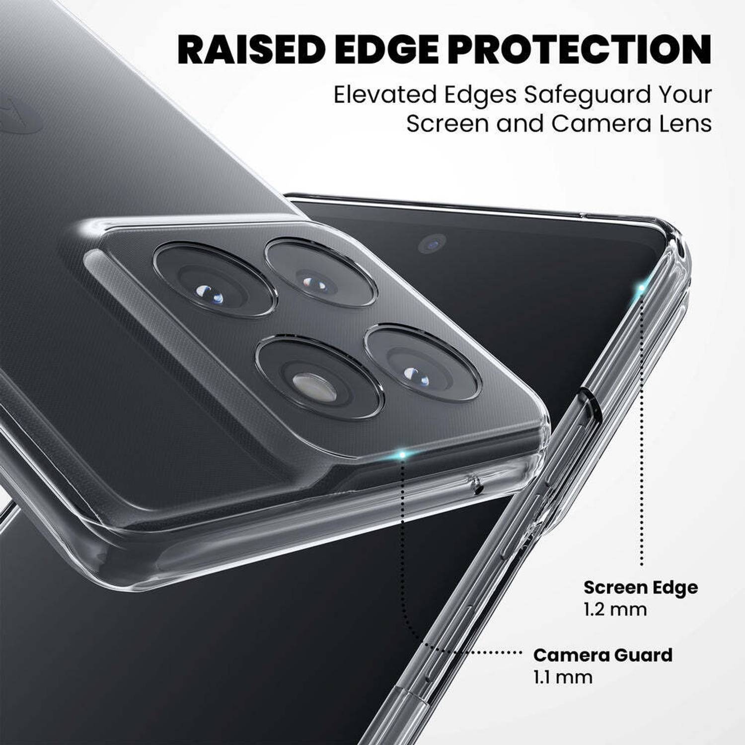 MatteSmoke Motorola Edge 50 Plastic Back Cover - Image 4