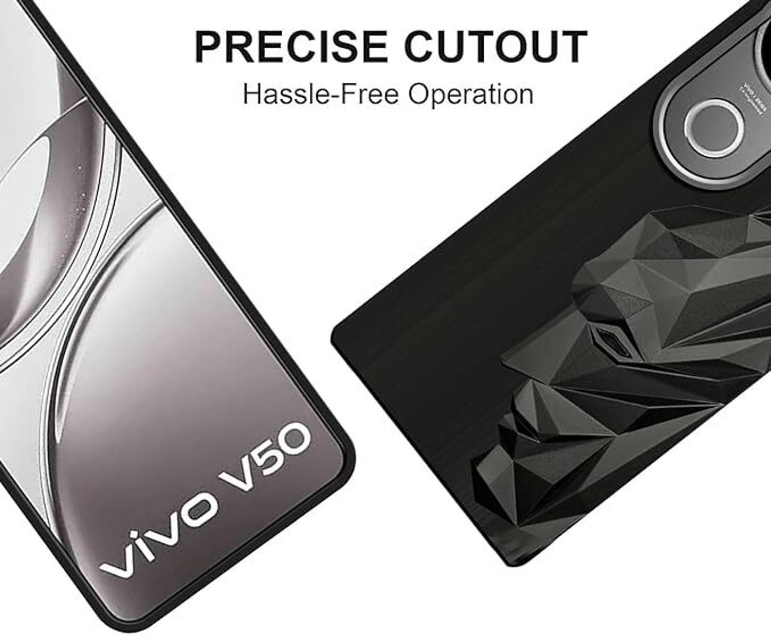 SAMRIN Vivo V50 5G Polycarbonate Back Cover - Image 3