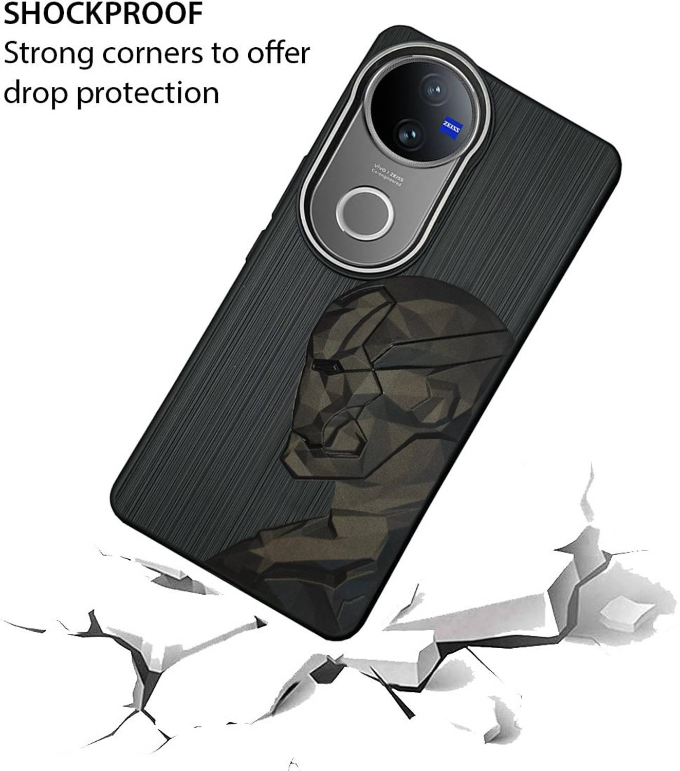 PrintCzar Vivo V50, V50e Rubber Back Cover - Image 4