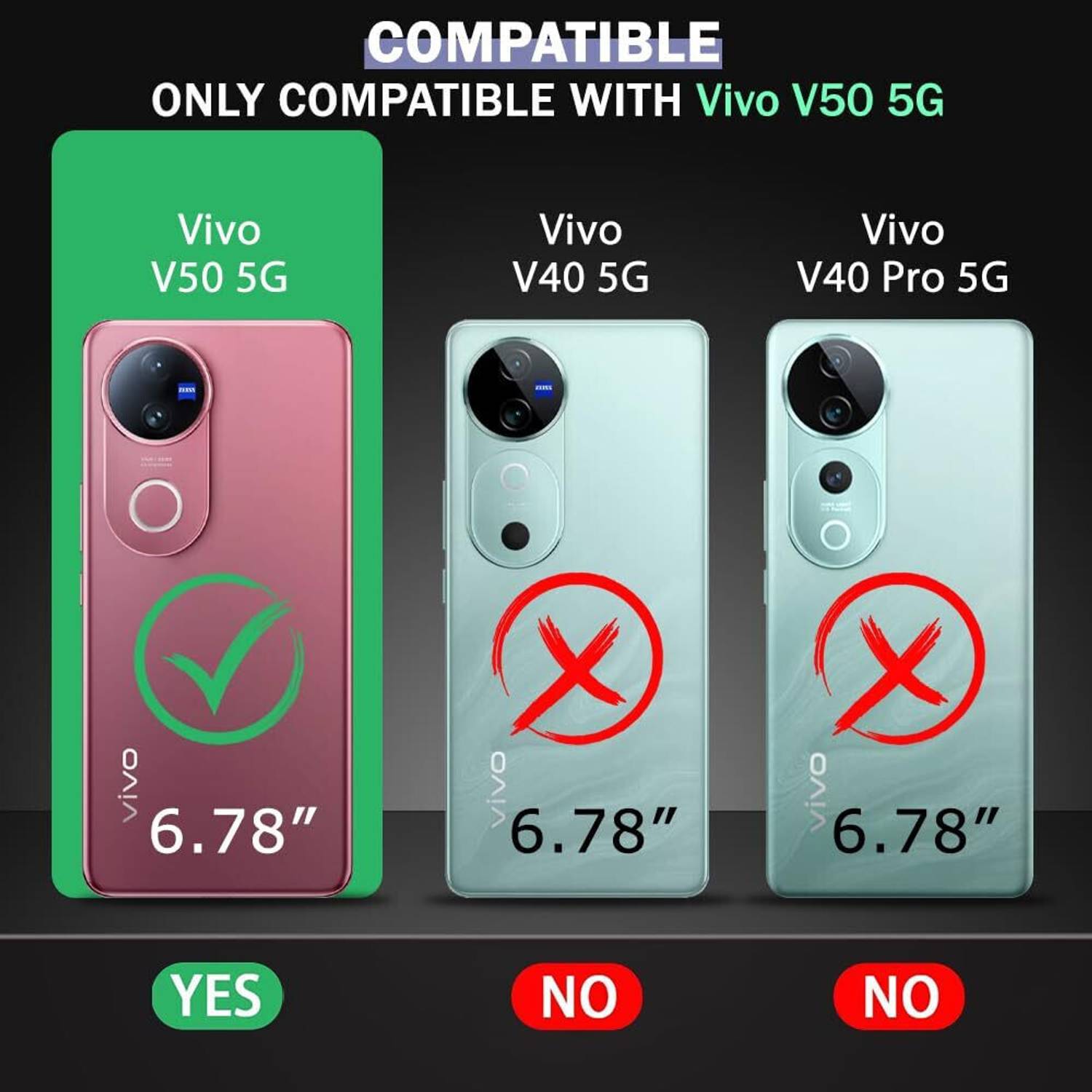 Caseroy Vivo V50 5G Back Cover - Image 5