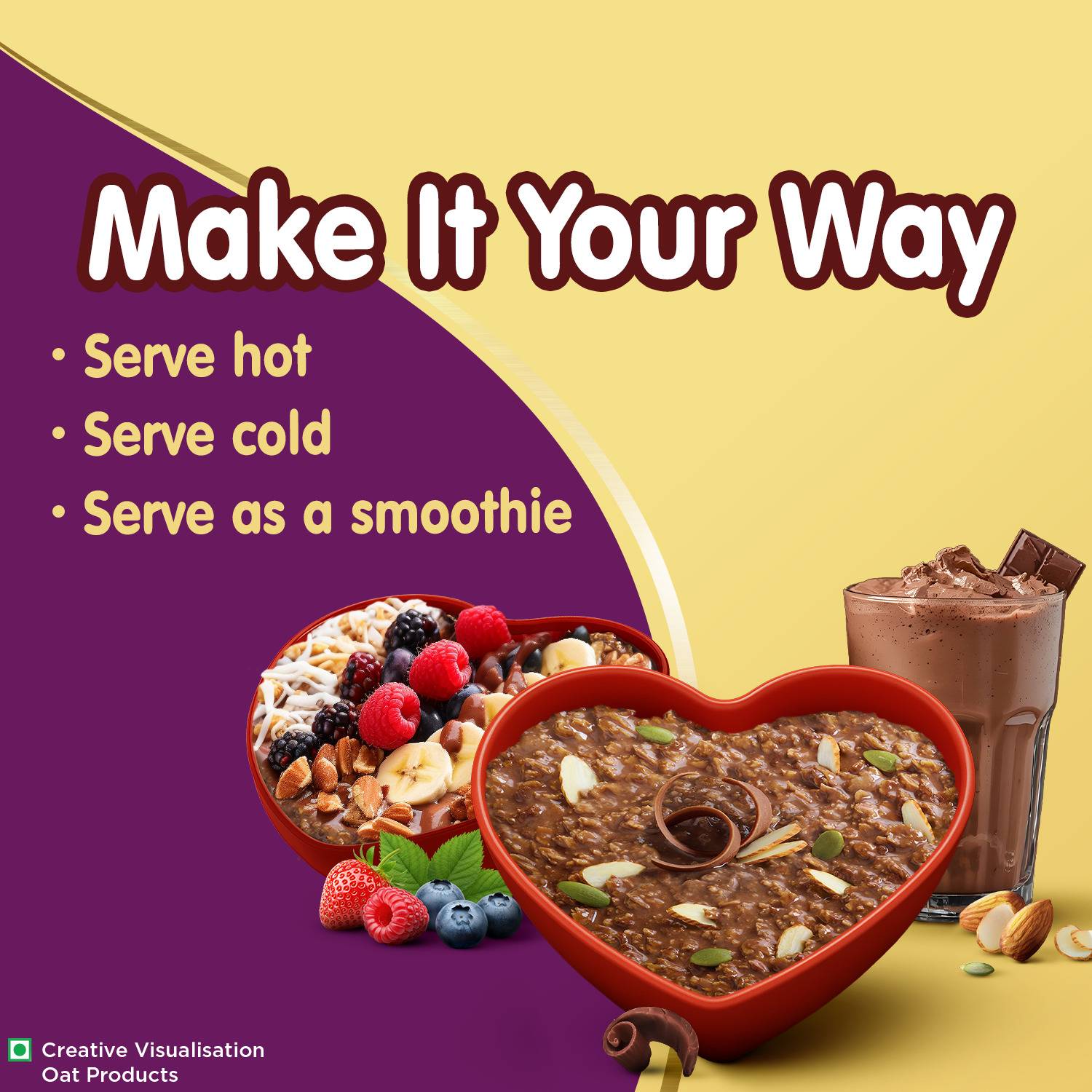 Saffola Hi-Protein Oats, 25g, with Almonds, Raisins, & Super Seeds - Image 5