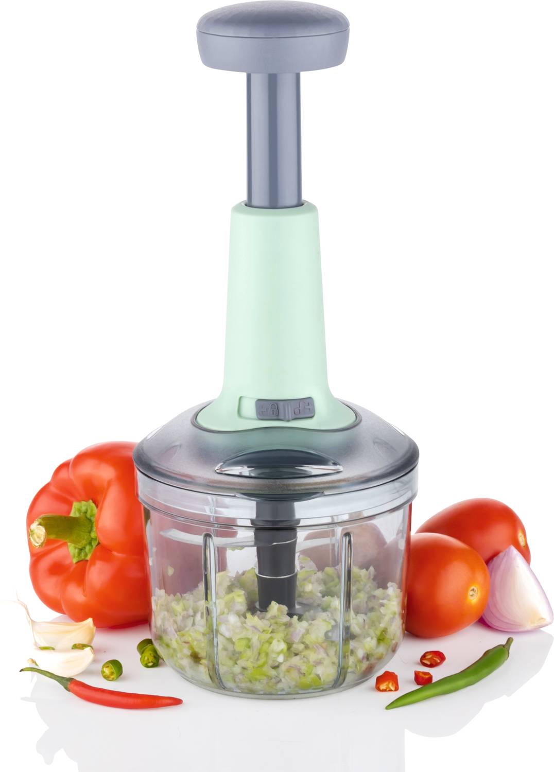 FIT 4 CHEF Dry Fruit Chopper 900ml Teal 4 Blades - Image 5