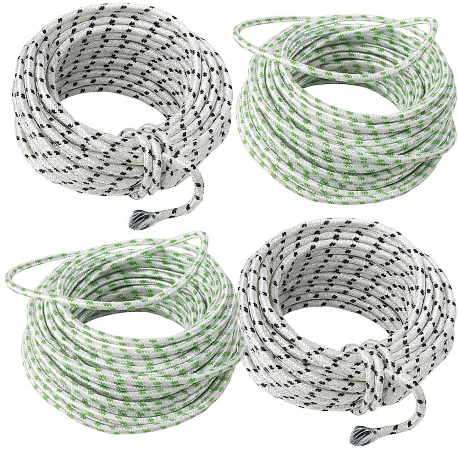 Kabi Aggro (Pack of 4) 10 Meter Cloth Hanging Rope For Drying Clothes Heavy Duty Rope Polyester Clothesline