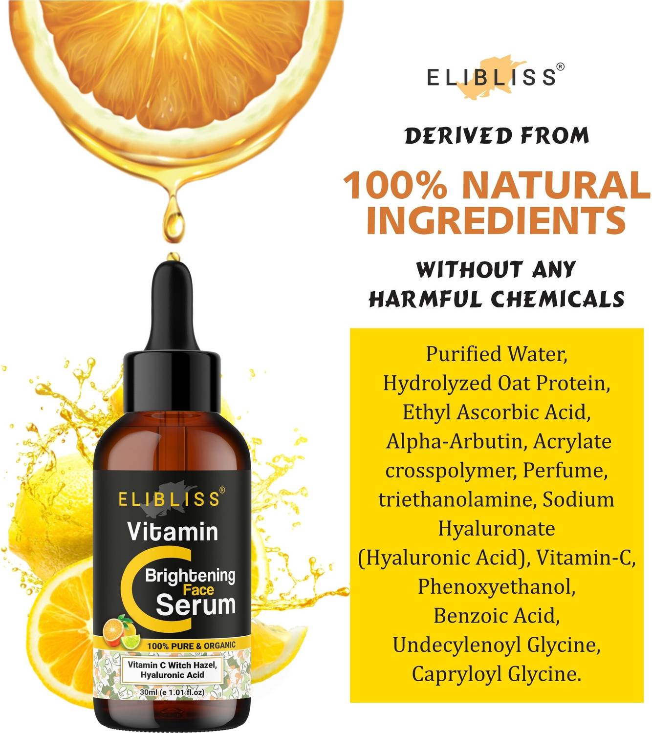 ELIBLISS Vitamin C Boost Face Wash and Serum Combo - Image 5