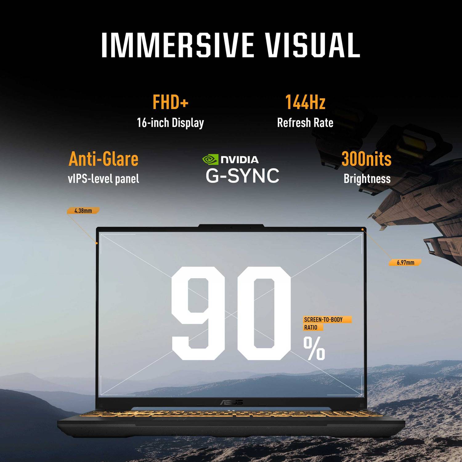 ASUS TUF Gaming F16 i5 14th Gen 16GB 512GB SSD - Image 3