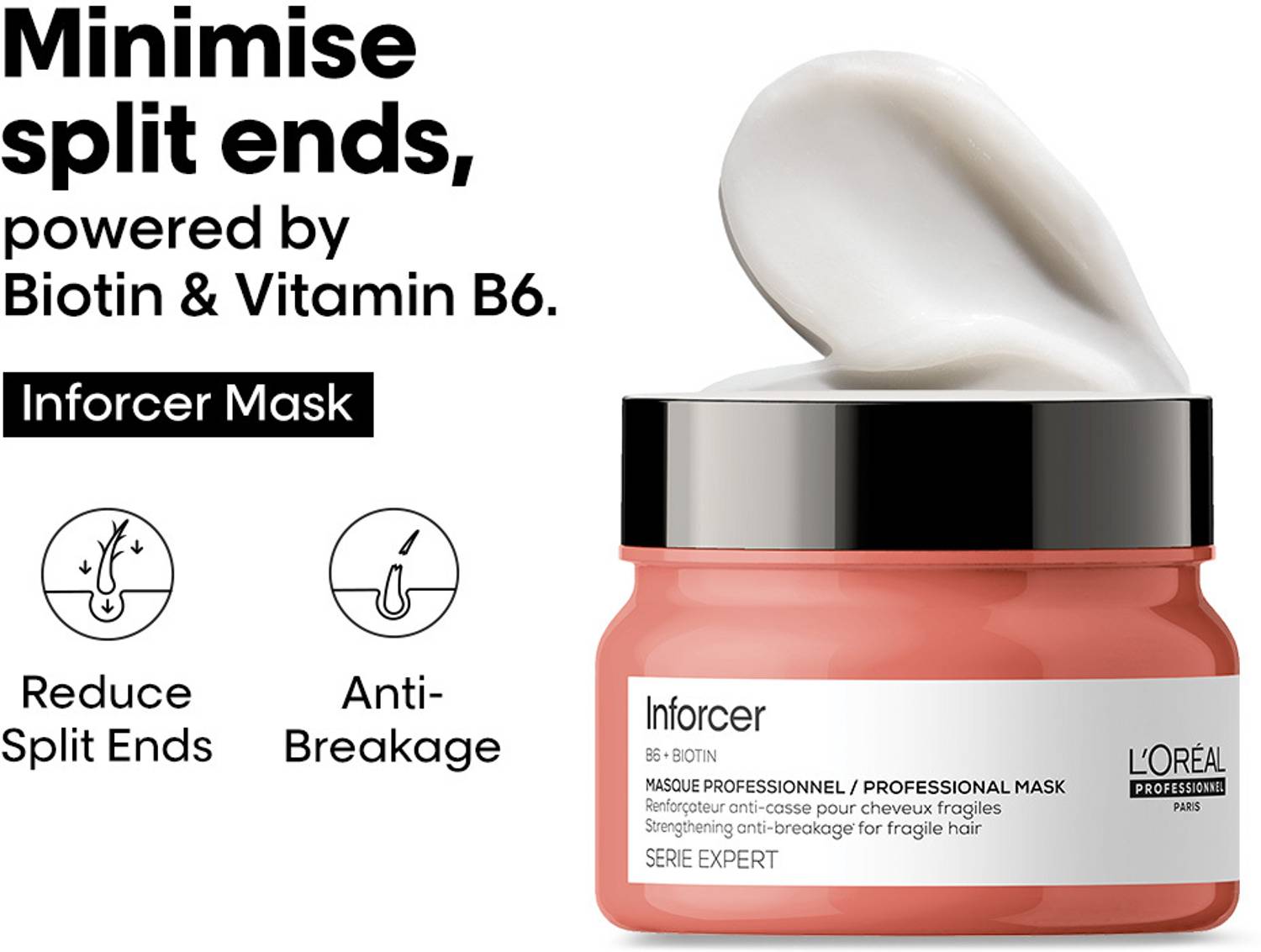 L'Oréal Professionnel Inforcer Mask for Reduced Hair Breakage - Image 1