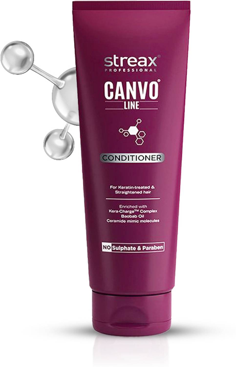 Streax Professional Canvoline Conditioner for Straightened Hair - Image 2