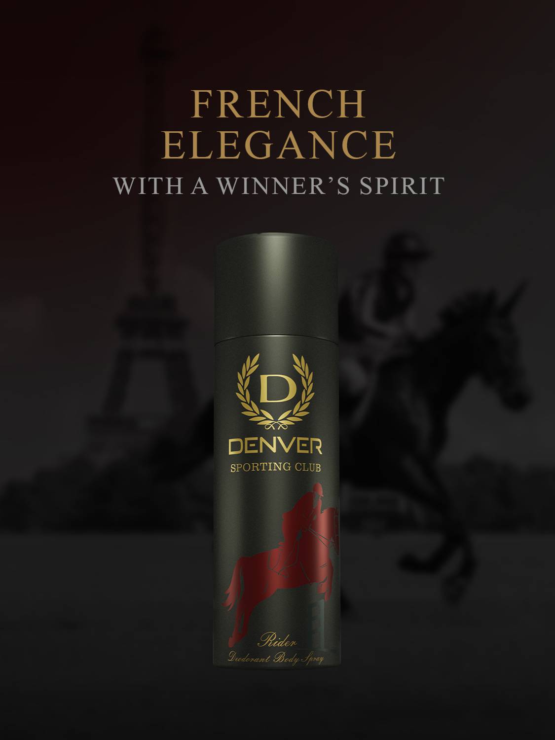 DENVER Sporting Club II Rider Deodorant Spray - 150ml - Image 4