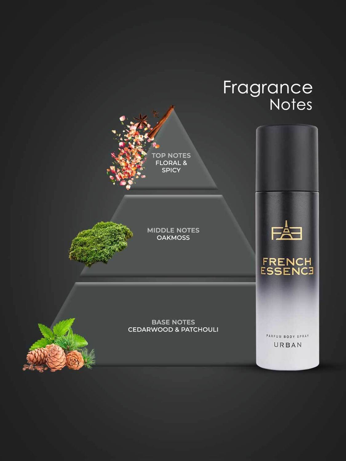 French Essence Urban Parfum Body Spray - 180 ml - Image 3