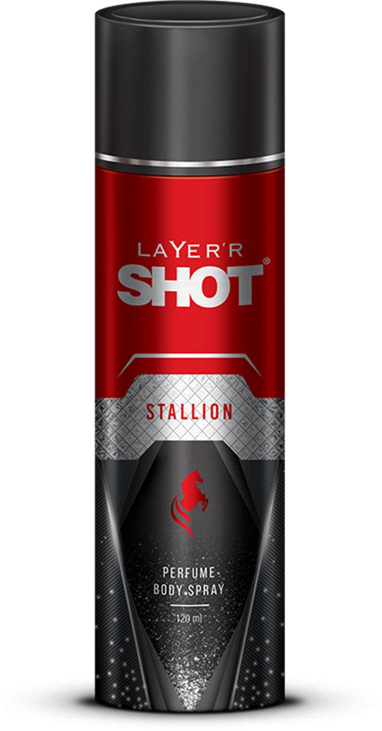 LAYER'R Shot - Stallion Body Spray - For Men - Price in India, Buy LAYER'R Shot - Stallion Body Spray - For Men Online In India, Reviews & Ratings | Shopsy.in