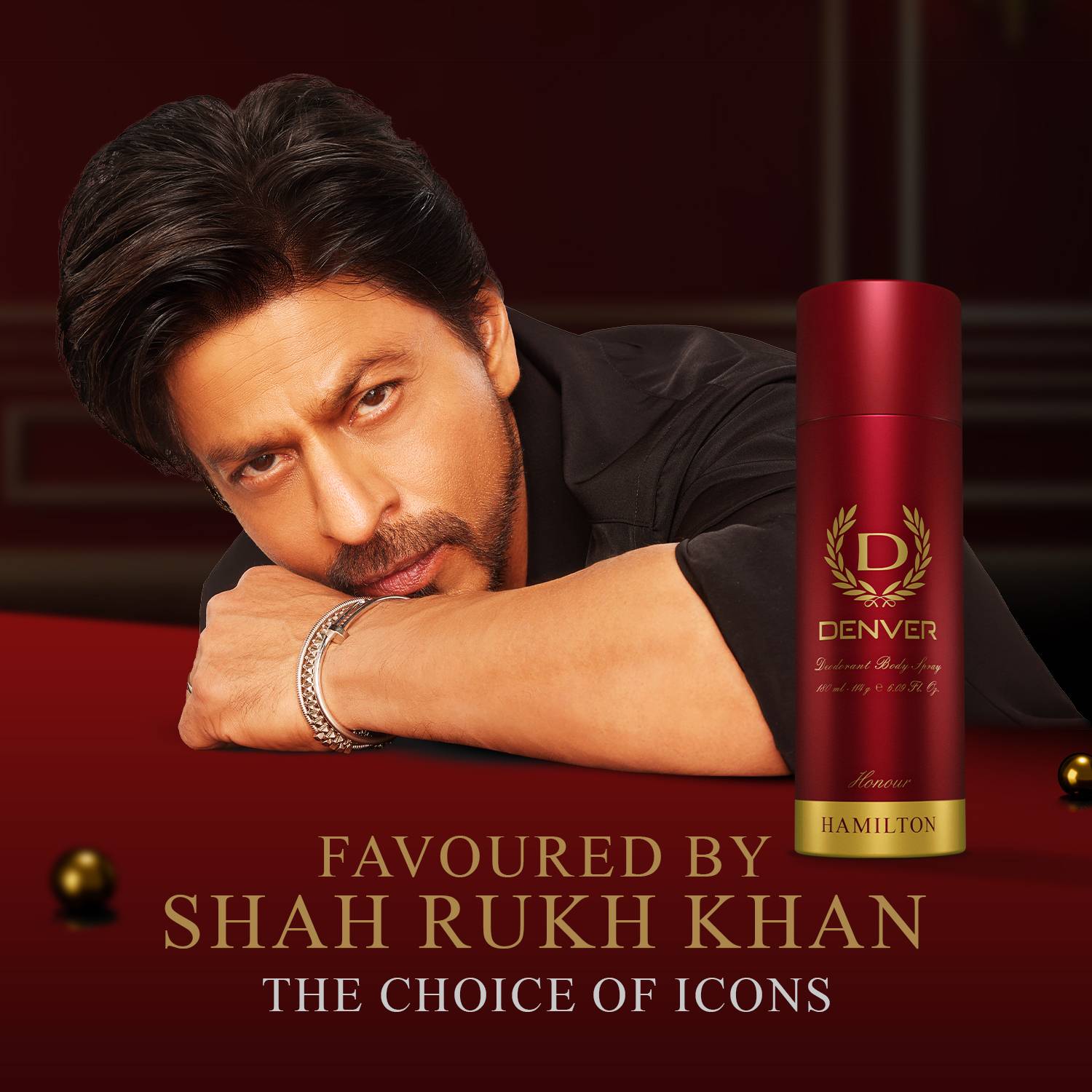 DENVER Hamilton and Honour Body Spray - For Men - Image 2