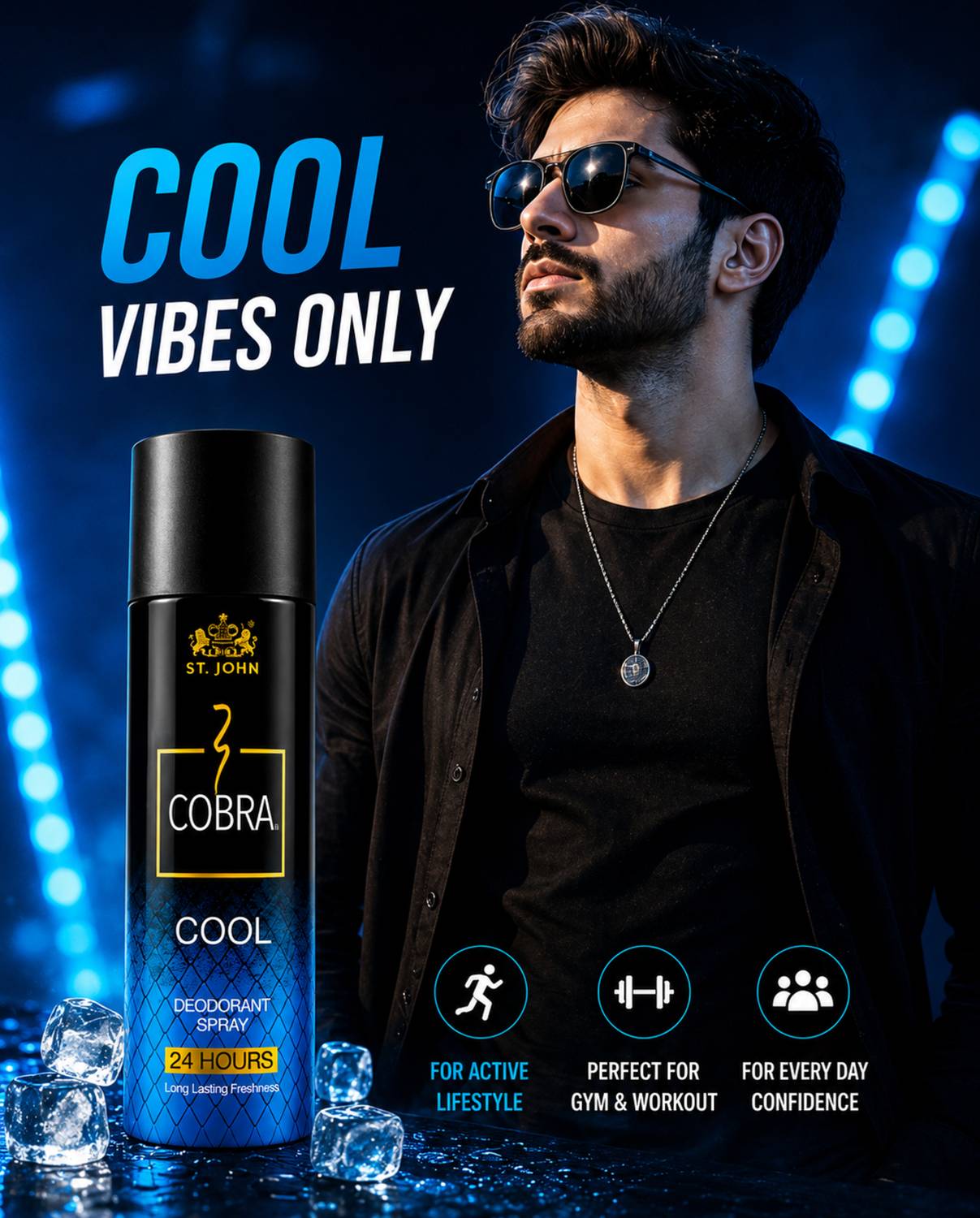 ST-JOHN Cobra Deodorant Cool 150ml Spray - Image 4