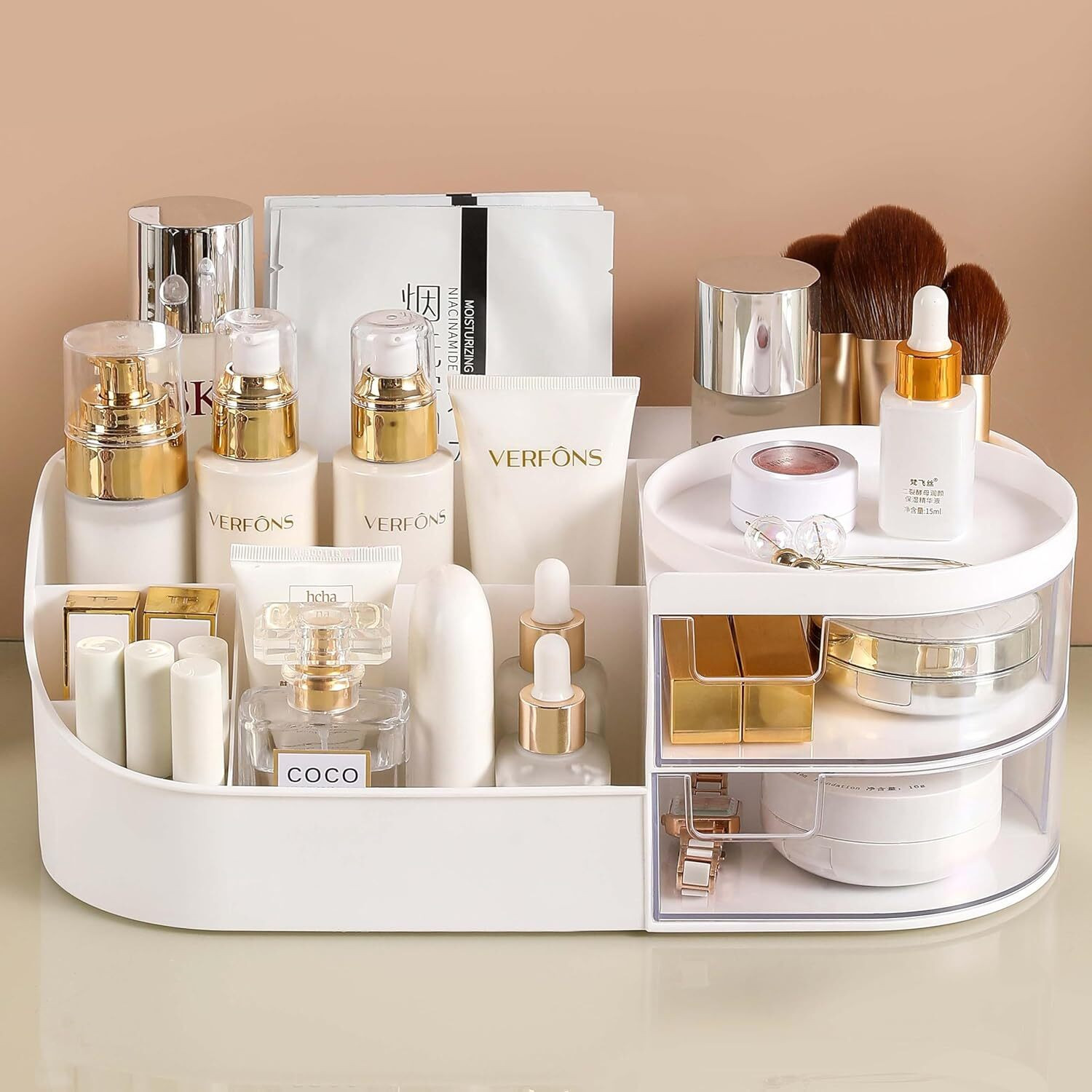 tvAt 7 Compartments Plastic Organisers & Tray