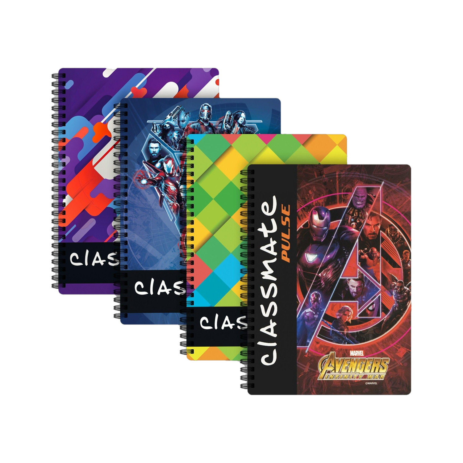 Classmate Pulse 1 Subject 24x18cm Spiral B5 Notebook 200 Pages - Image 1
