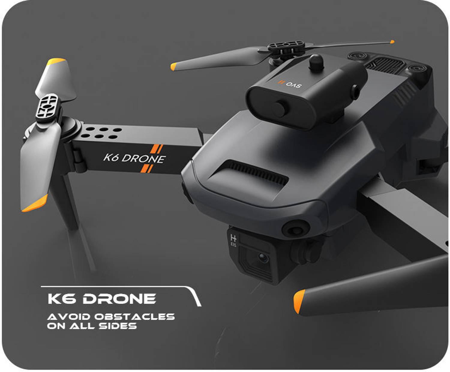 Inquisitive Mini 360 Obstacle Camera K6 Drone With 4K HD Four Side Avoidance Quadcopter Drone - Image 3