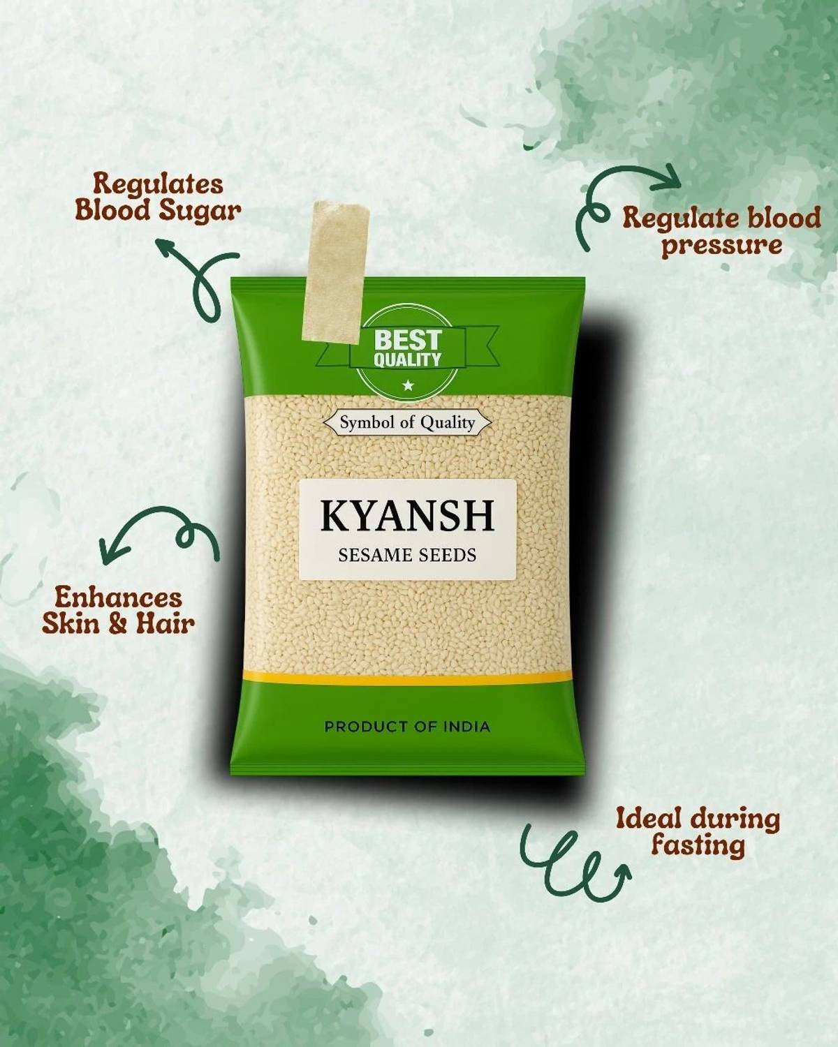 Kyansh Premium Sesame Seeds 100g - Image 4