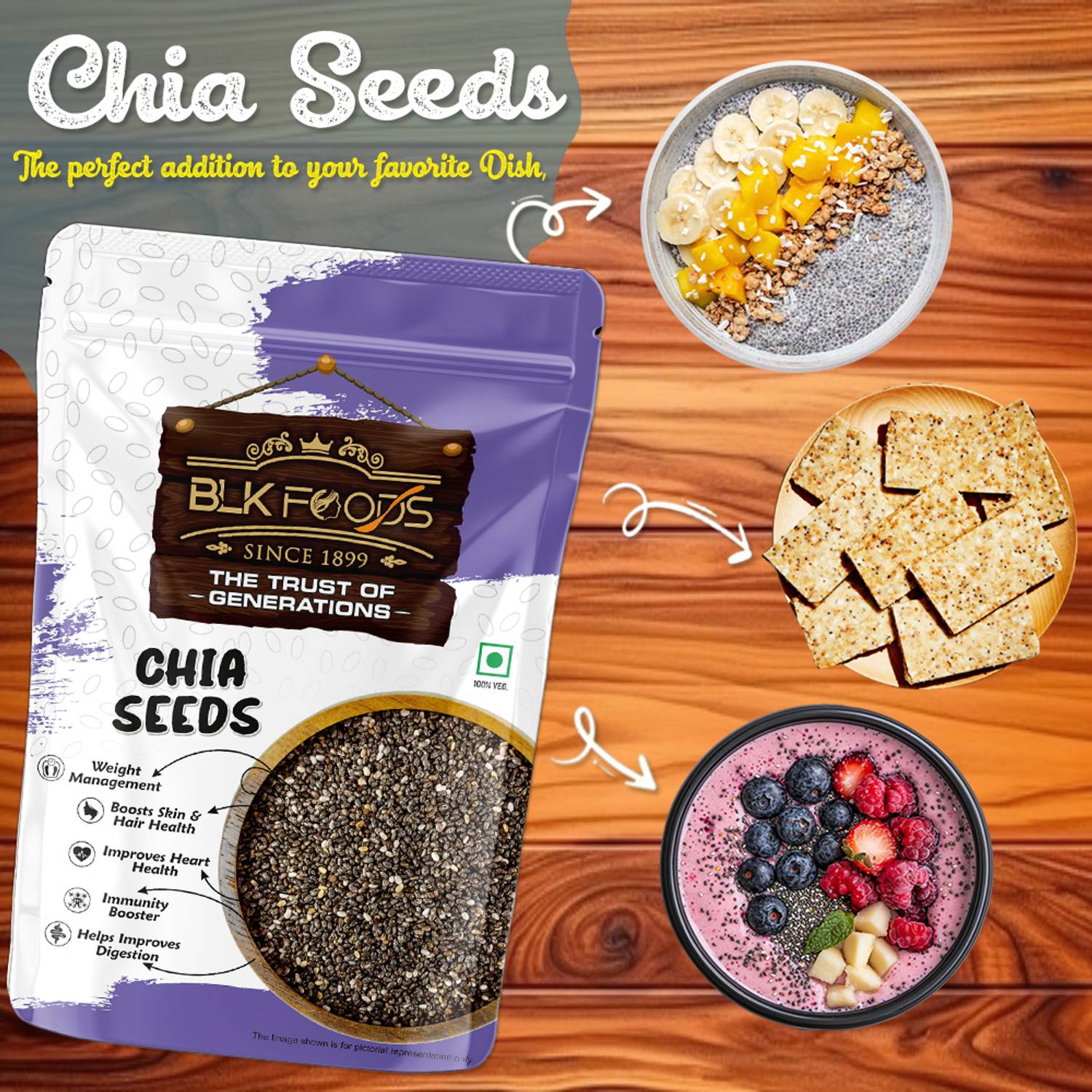 BLK FOODS Weight Loss Seeds Combo 250gm each - Image 5