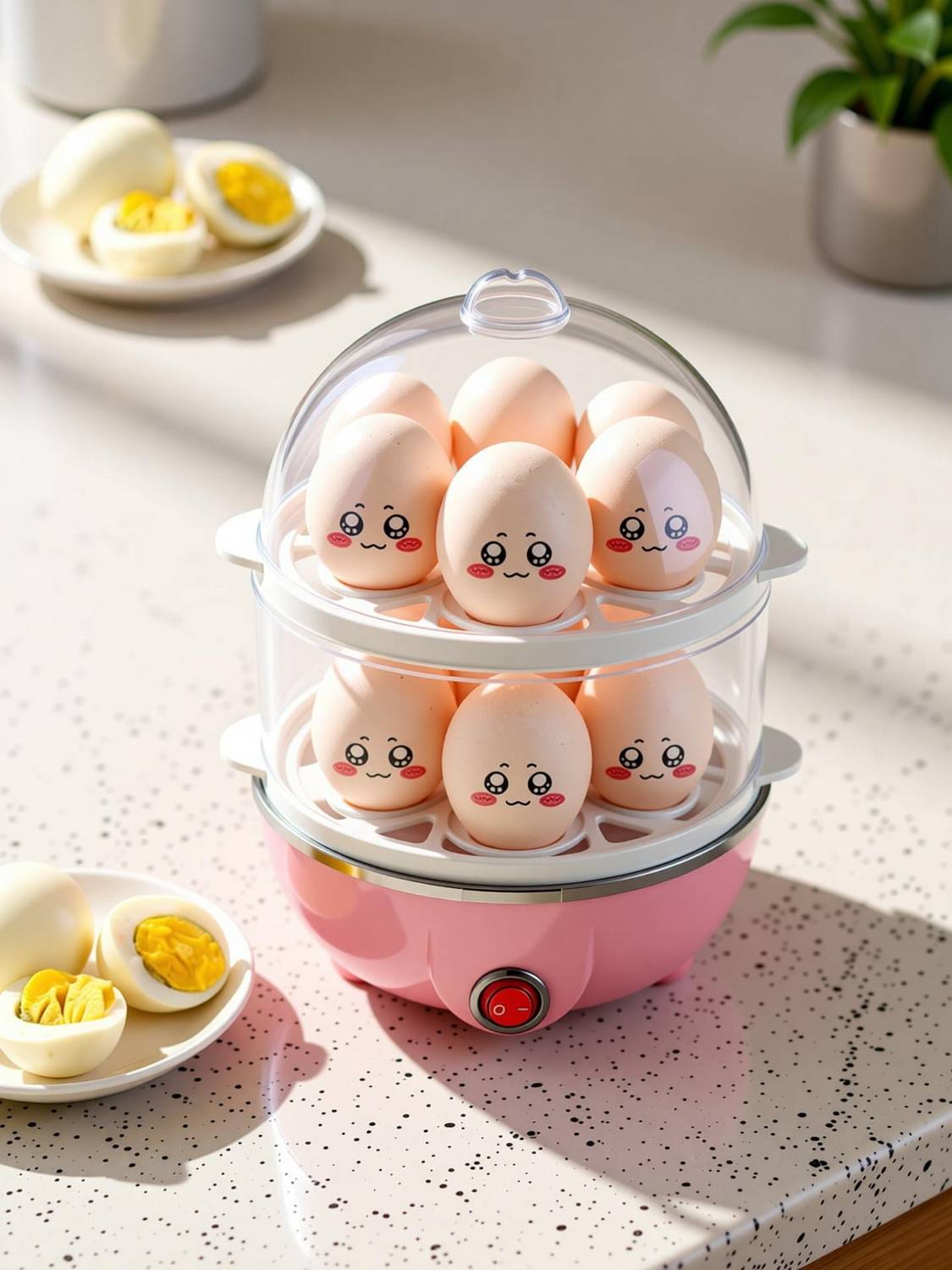 DeltaT Egg Boiler (14 Eggs, White) - Image 2