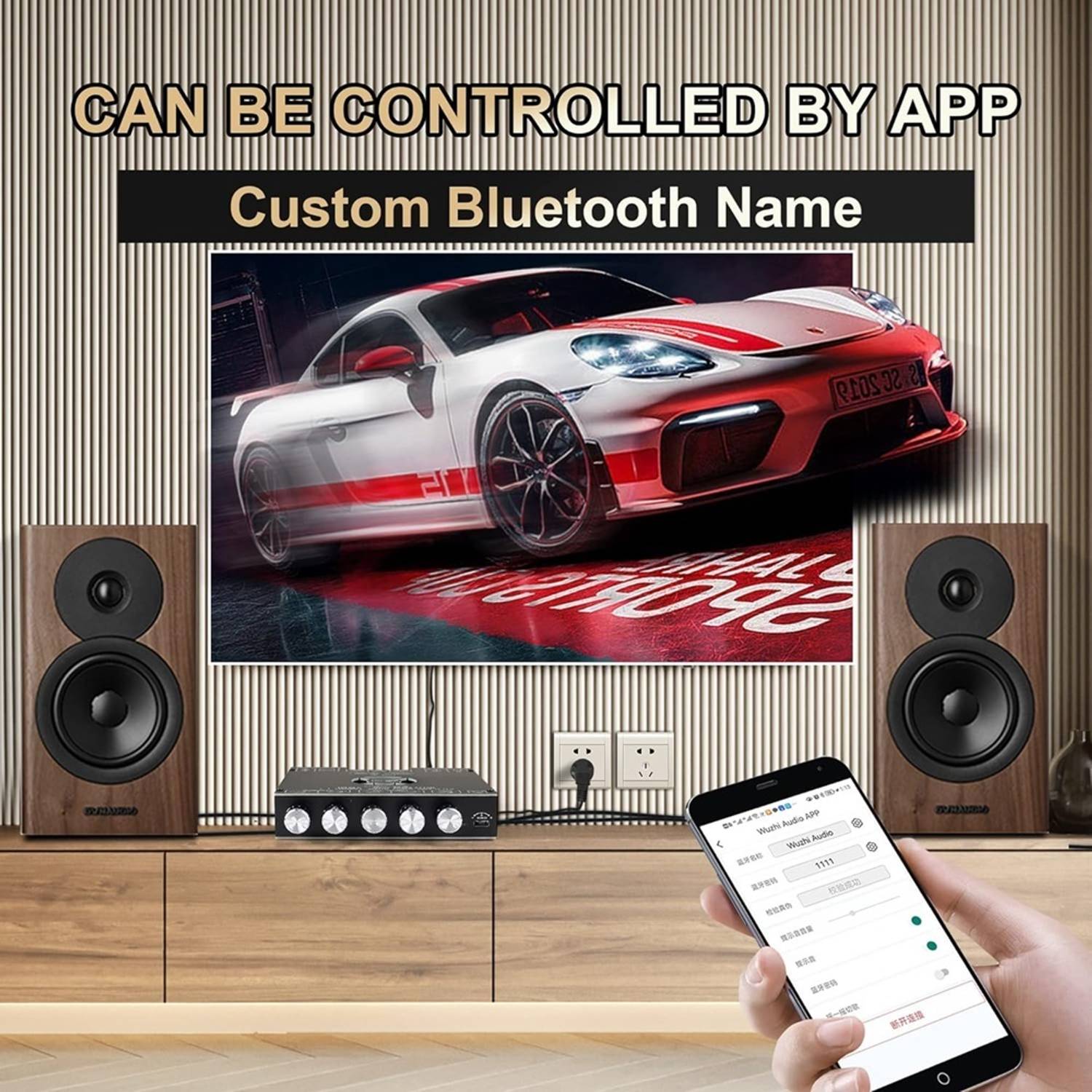 SG Flash ZK-AS21 220W*2+350W 2.1 Bluetooth Amplifier Board - Image 5
