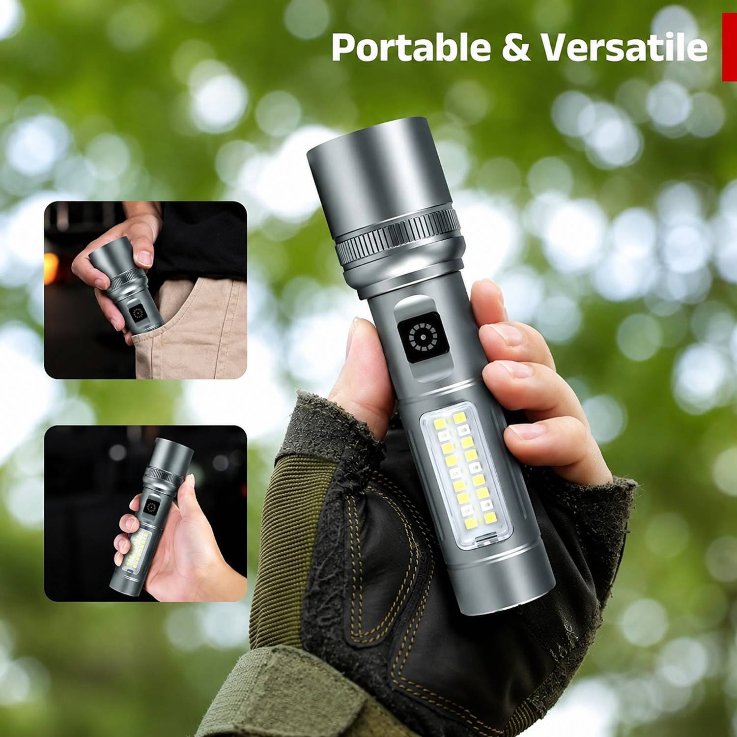 Zeno volt RL-M15 Rechargeable Tactical Torch - Image 4