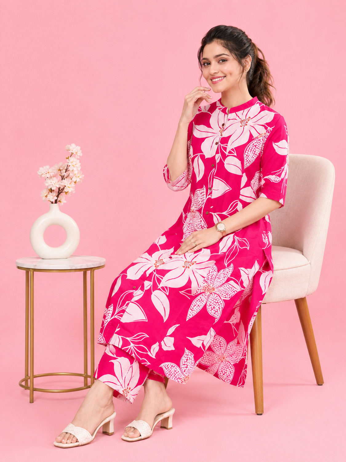 Ramadhani FAB Women Kurti Pant Set