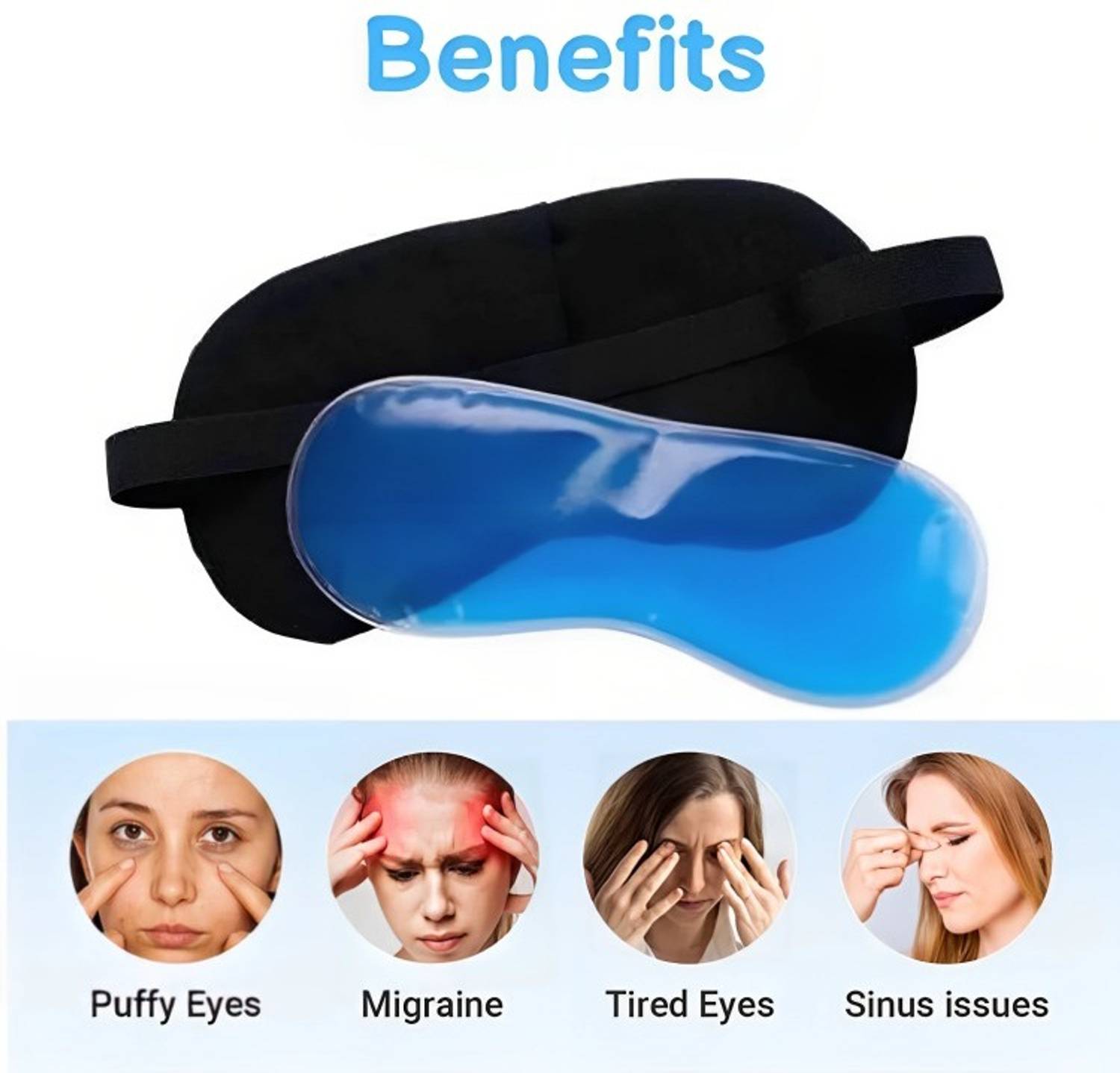 ZAMZAM Valvet Fabric Eye Mask S05 - Image 5