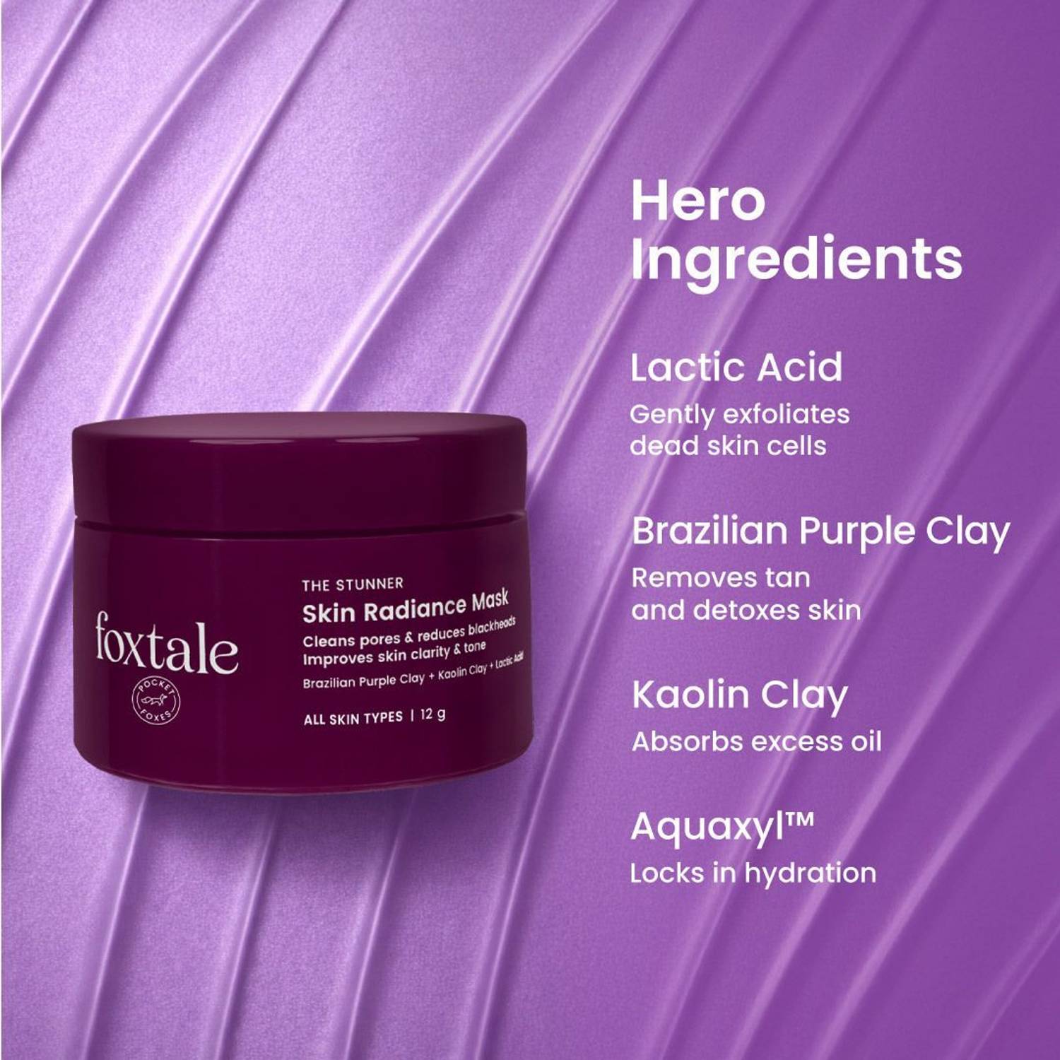 Foxtale De-Tan Face Mask for Instant Tan Removal - Image 3