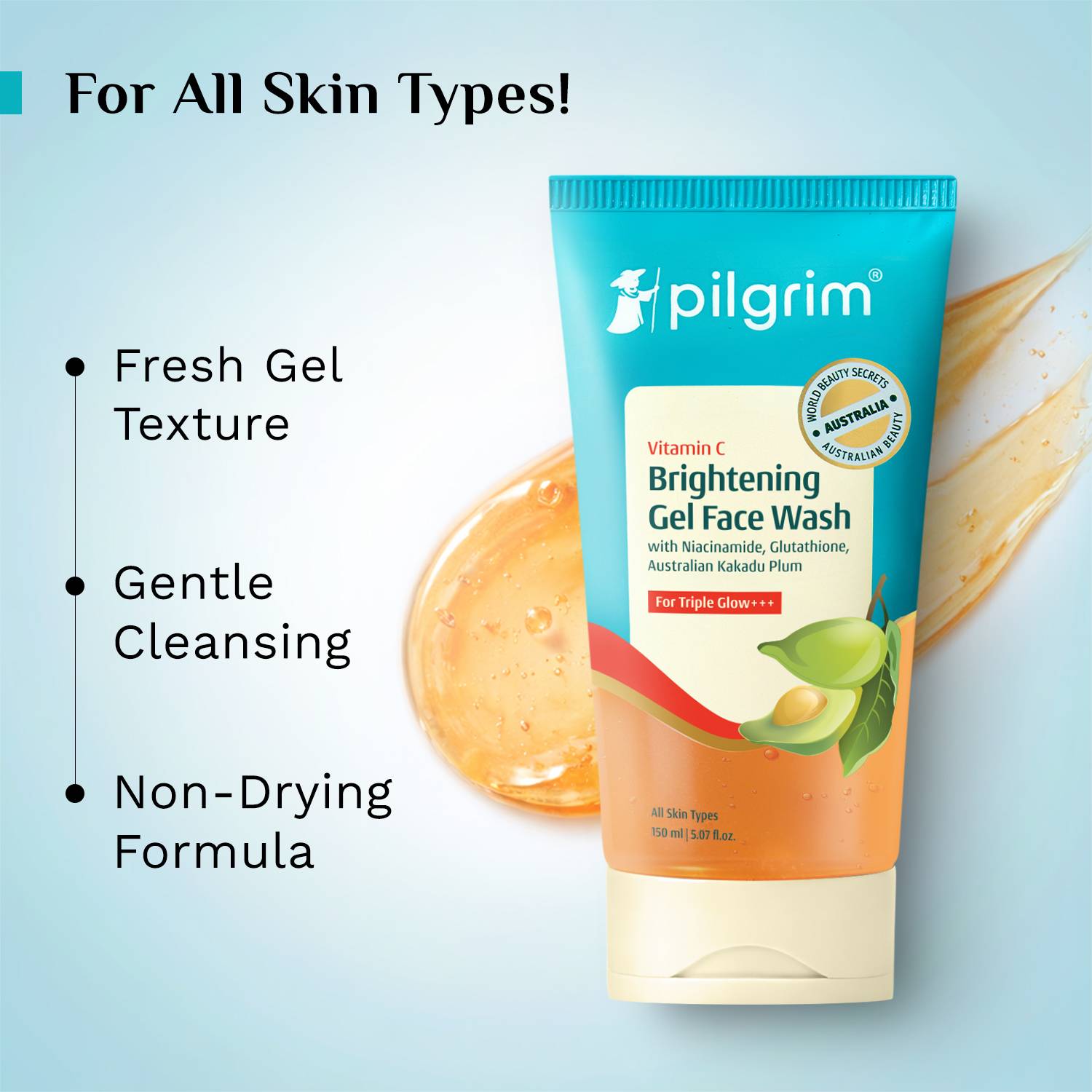 Pilgrim Vitamin C Brightening Gel 100 ml - Image 4