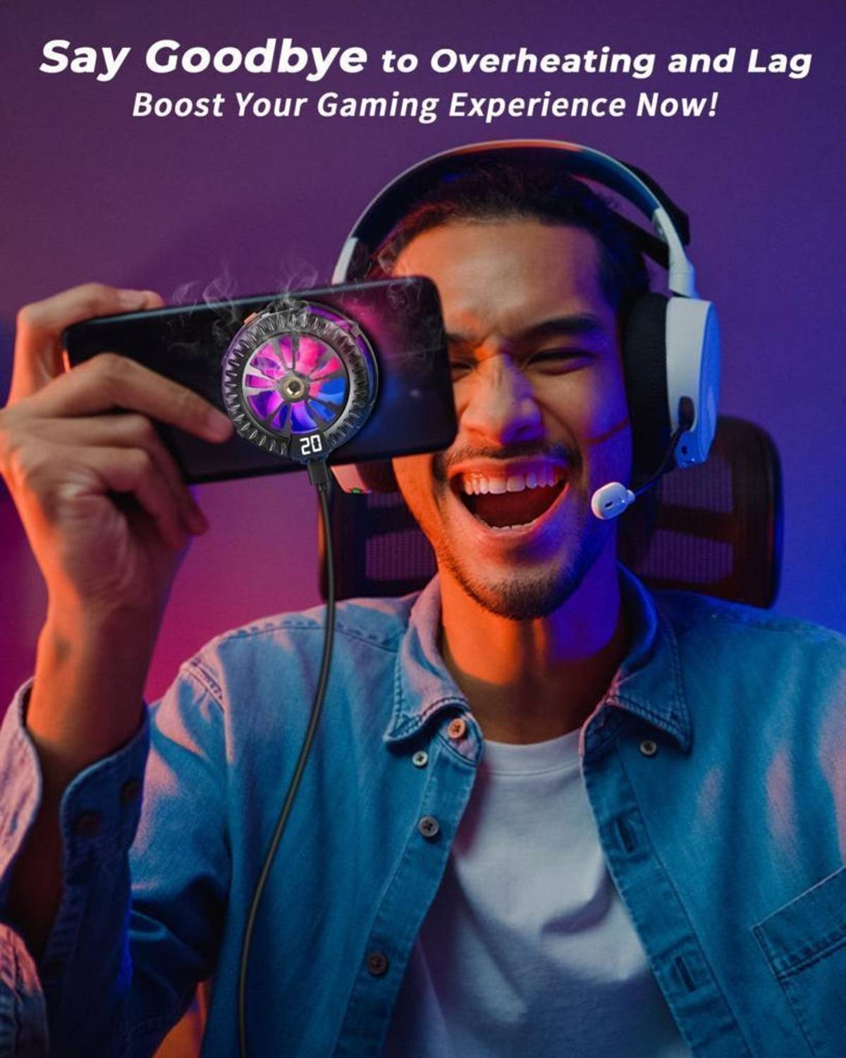 Grenaro Magnetic Phone Cooler for Gaming - Image 5