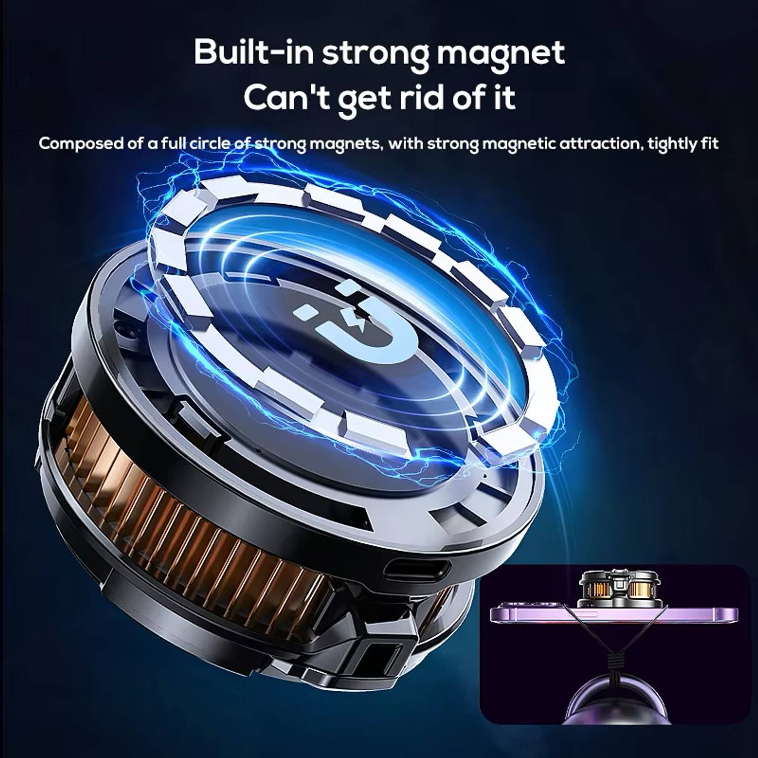 Memo CX08 RGB Gaming Phone Cooler - Image 5