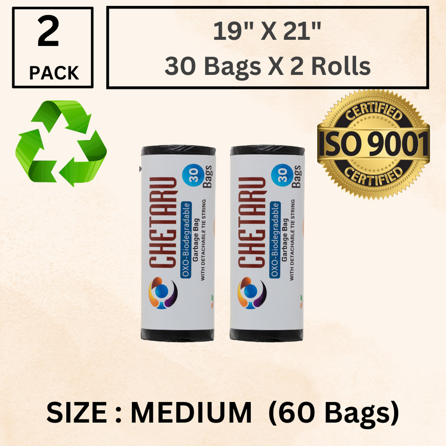 CHETARU Medium Garbage Bag