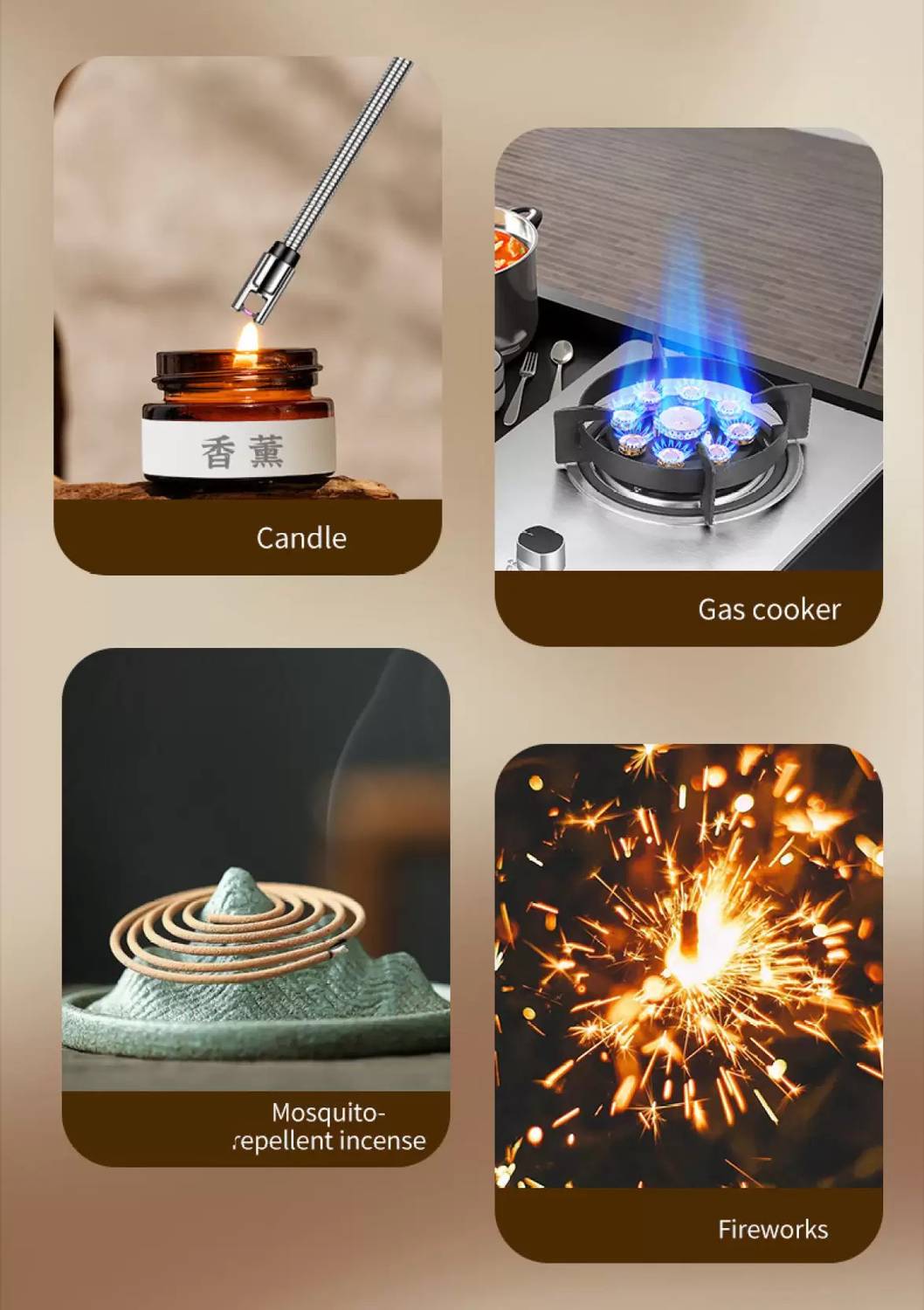 EYESEEK 360° Rotatable Aluminium Gas Lighter - Image 4