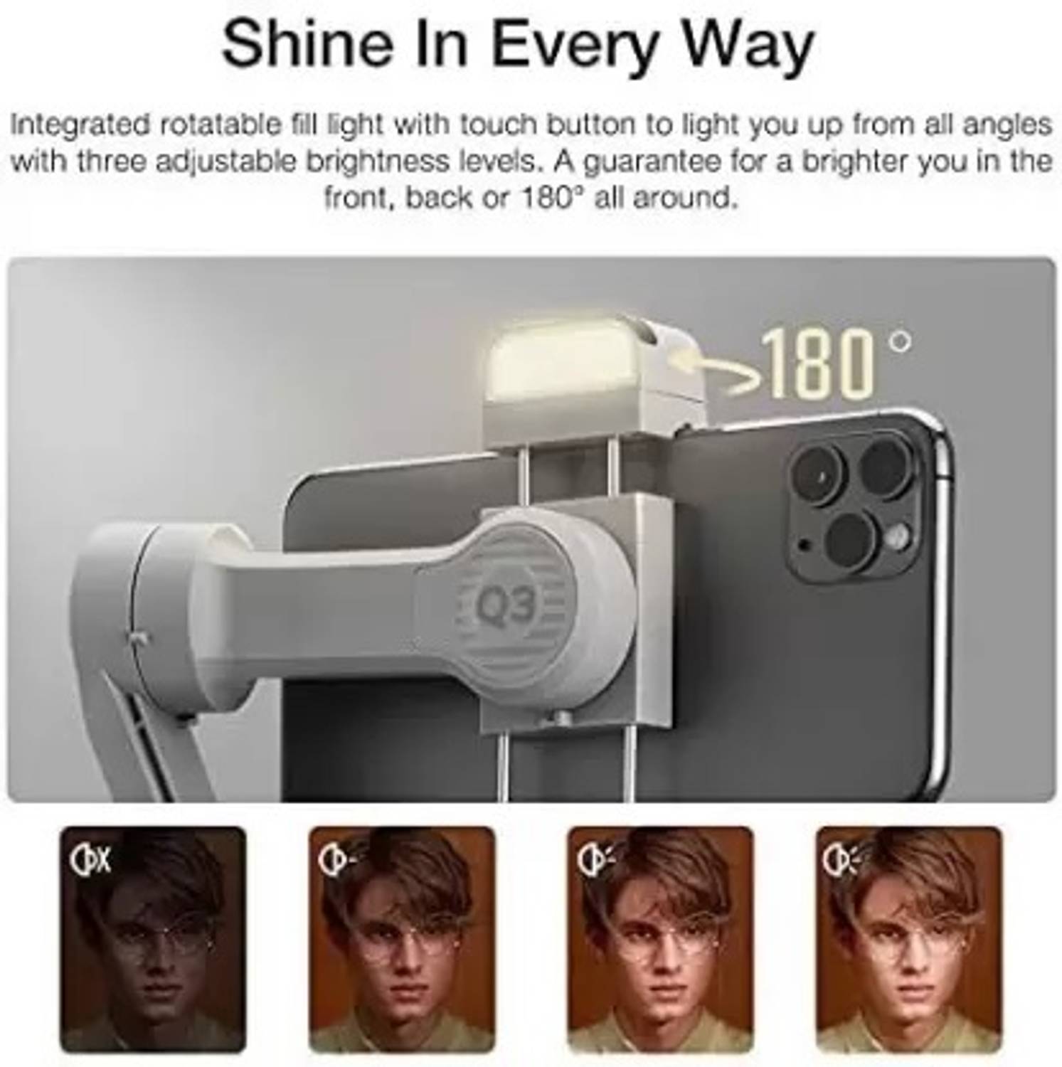 Risen style Smooth Q3 3 Axis Gimbal for Mobile - Image 2