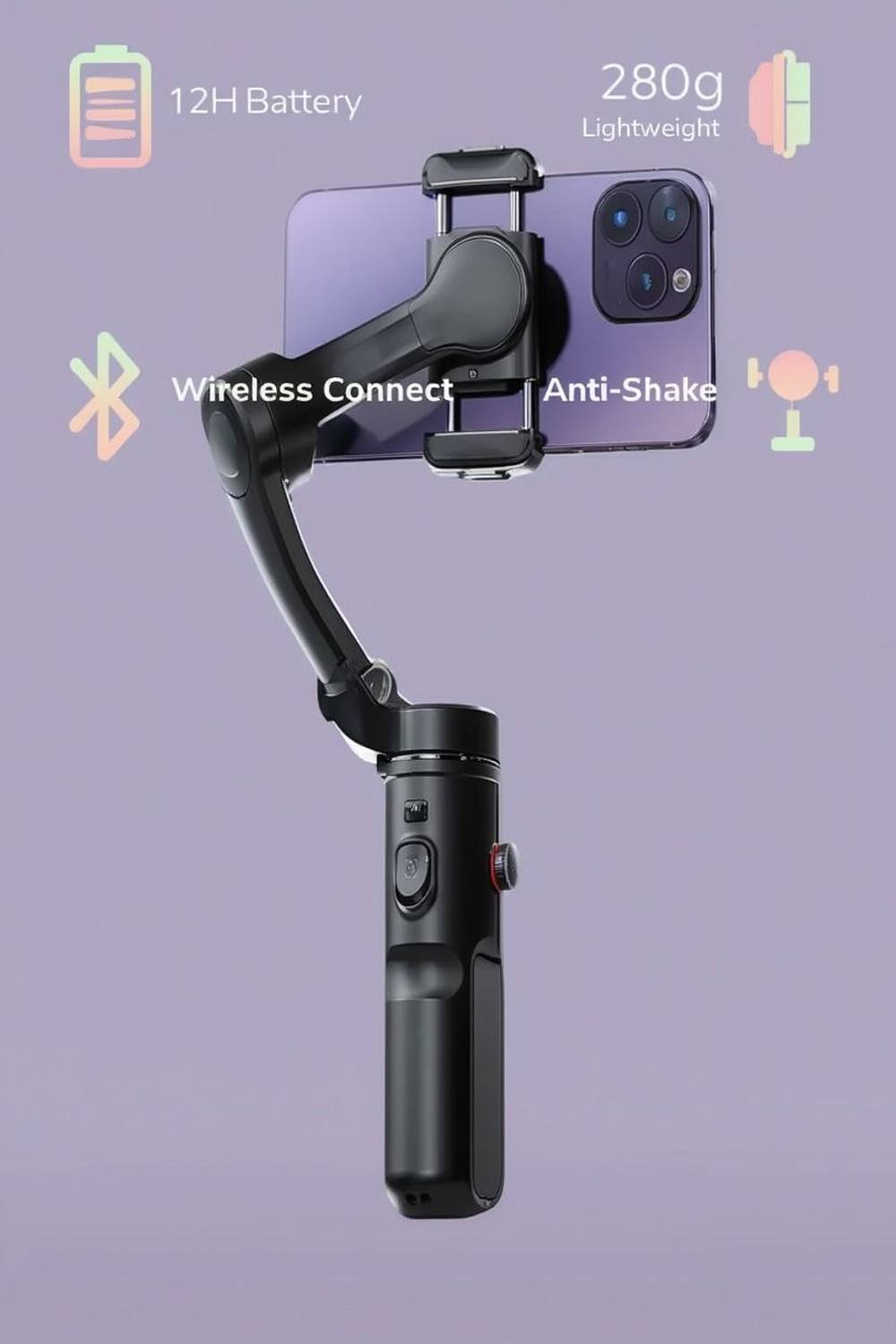 Divine creation M02 3-Axis Handheld Gimbal Stabilizer - Image 2