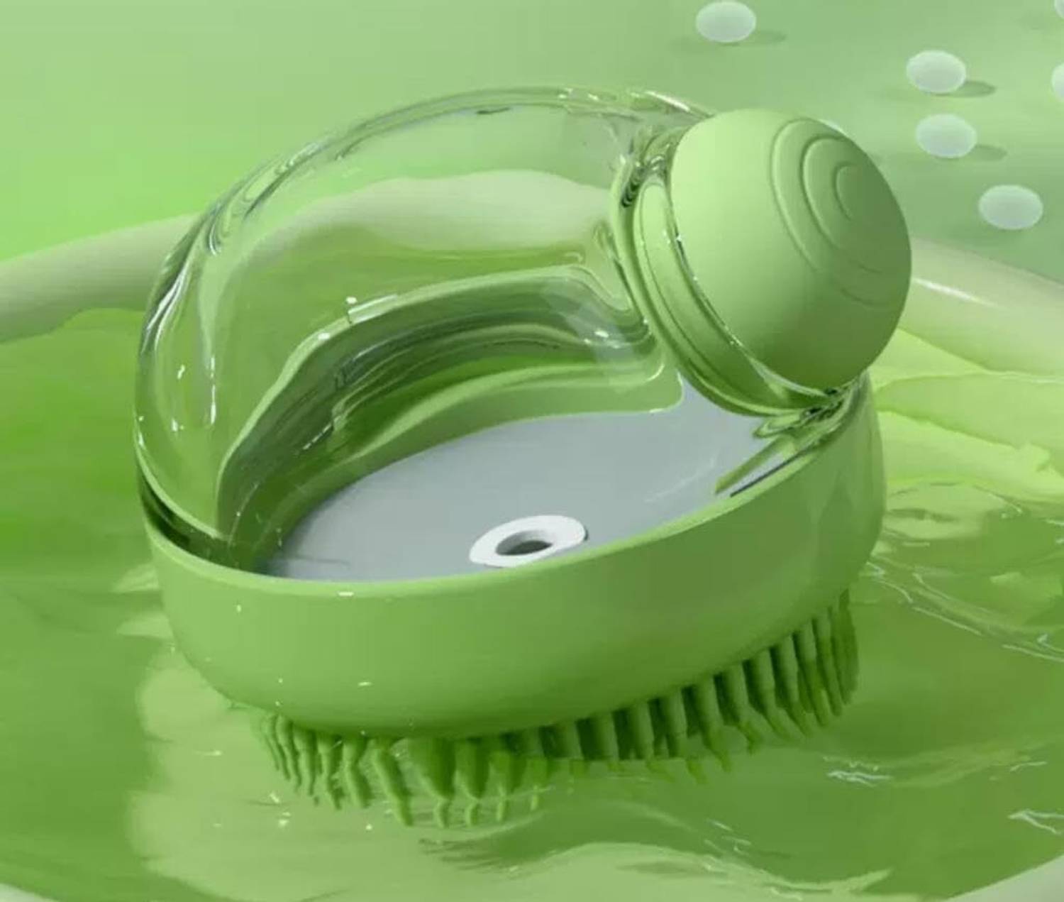 ROCXY Hair Scalp Massager Silicone Shower Brush - Image 1