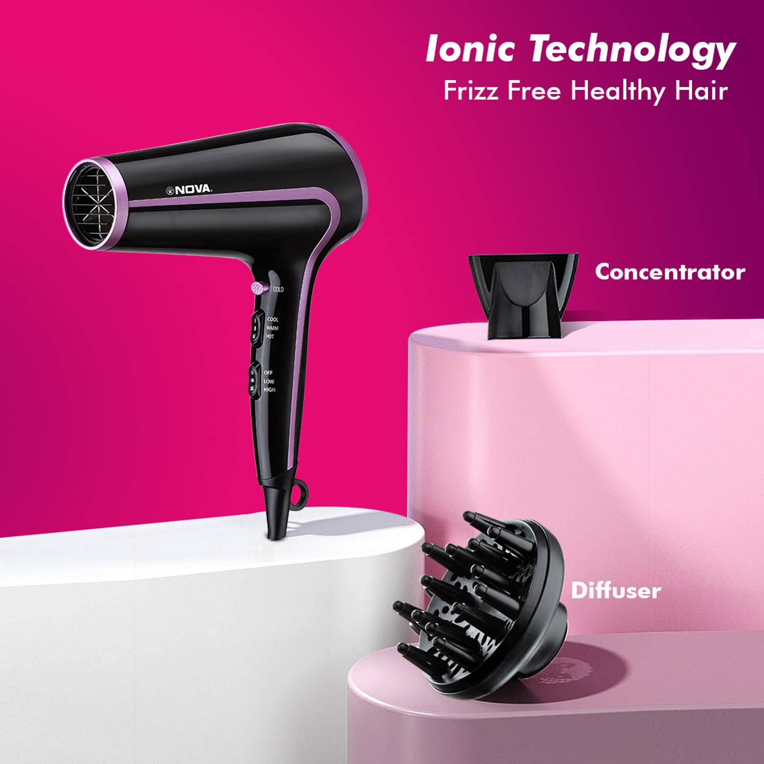 NOVA NHP 8219 Professional Hair Dryer - Image 5