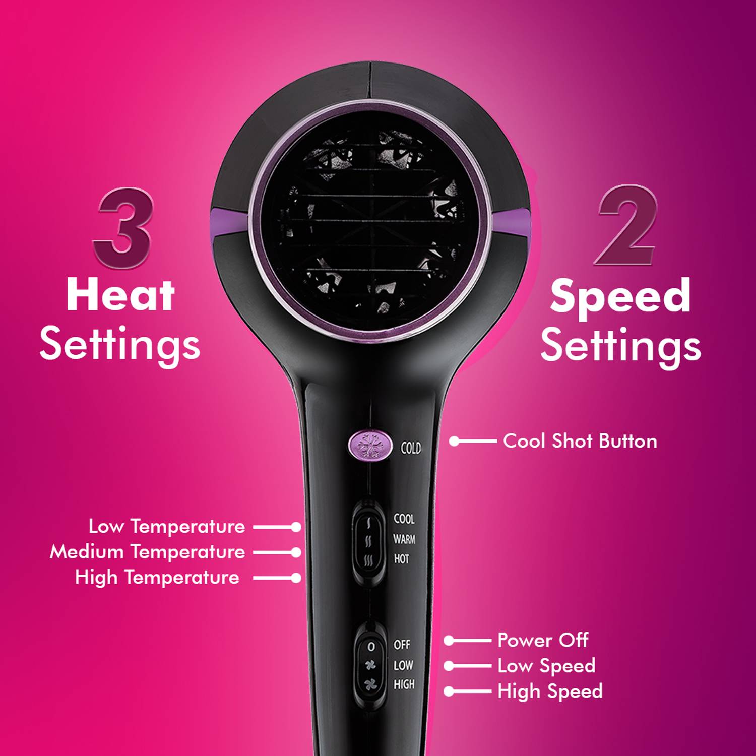 NOVA NHP 8219 Professional Hair Dryer - Image 2
