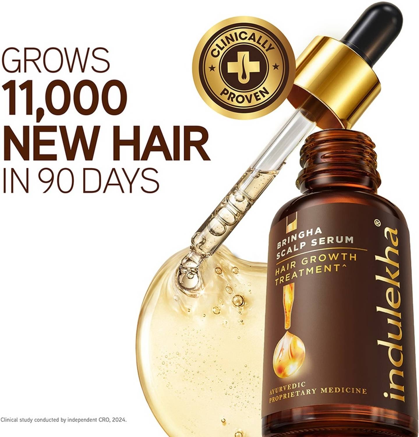 Indulekha Bringha Hair Growth Treatment Scalp Serum 